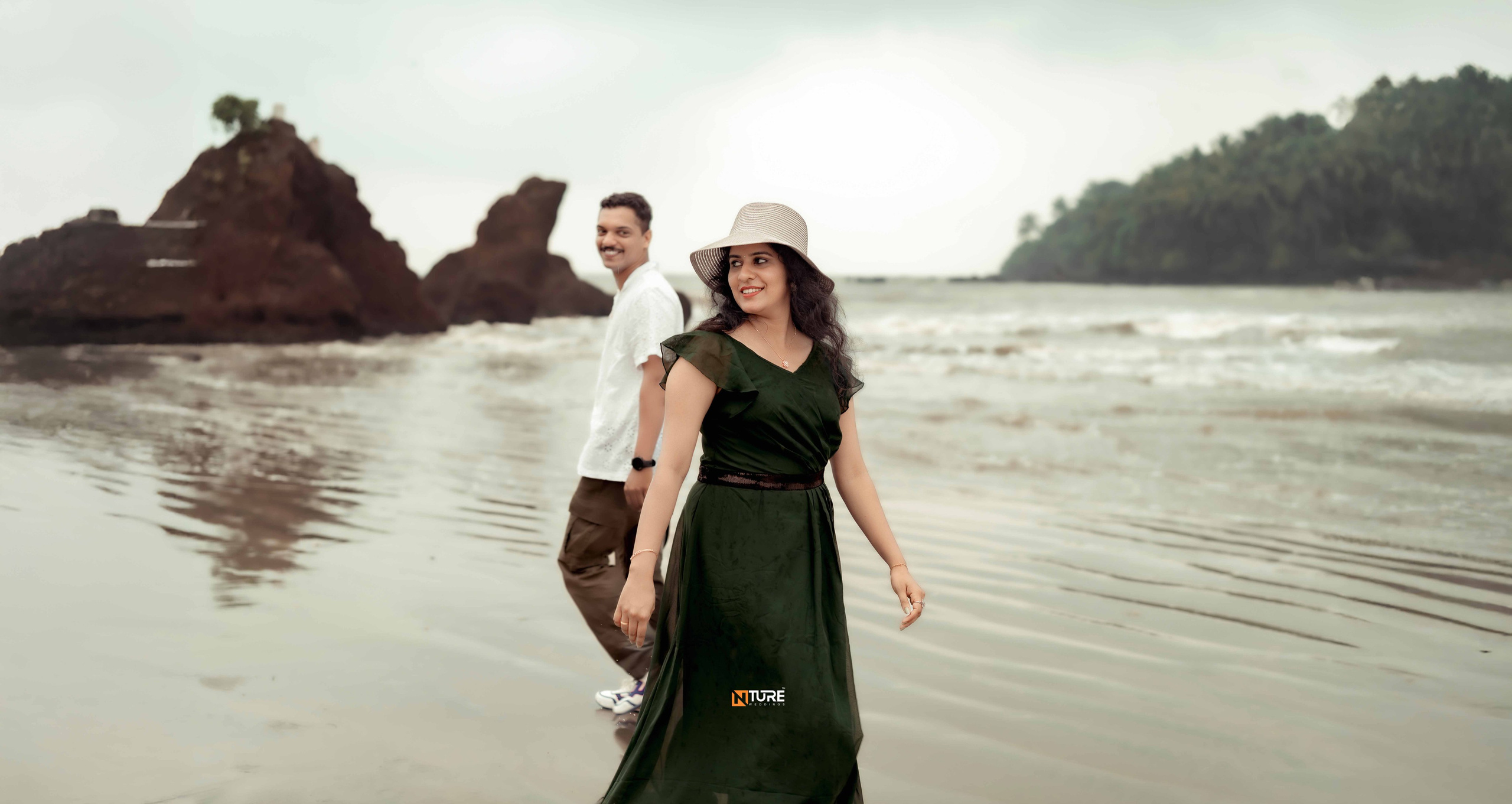 AKSHAY & ANAGHA SAVE THE DATE. NTURE WEDDING