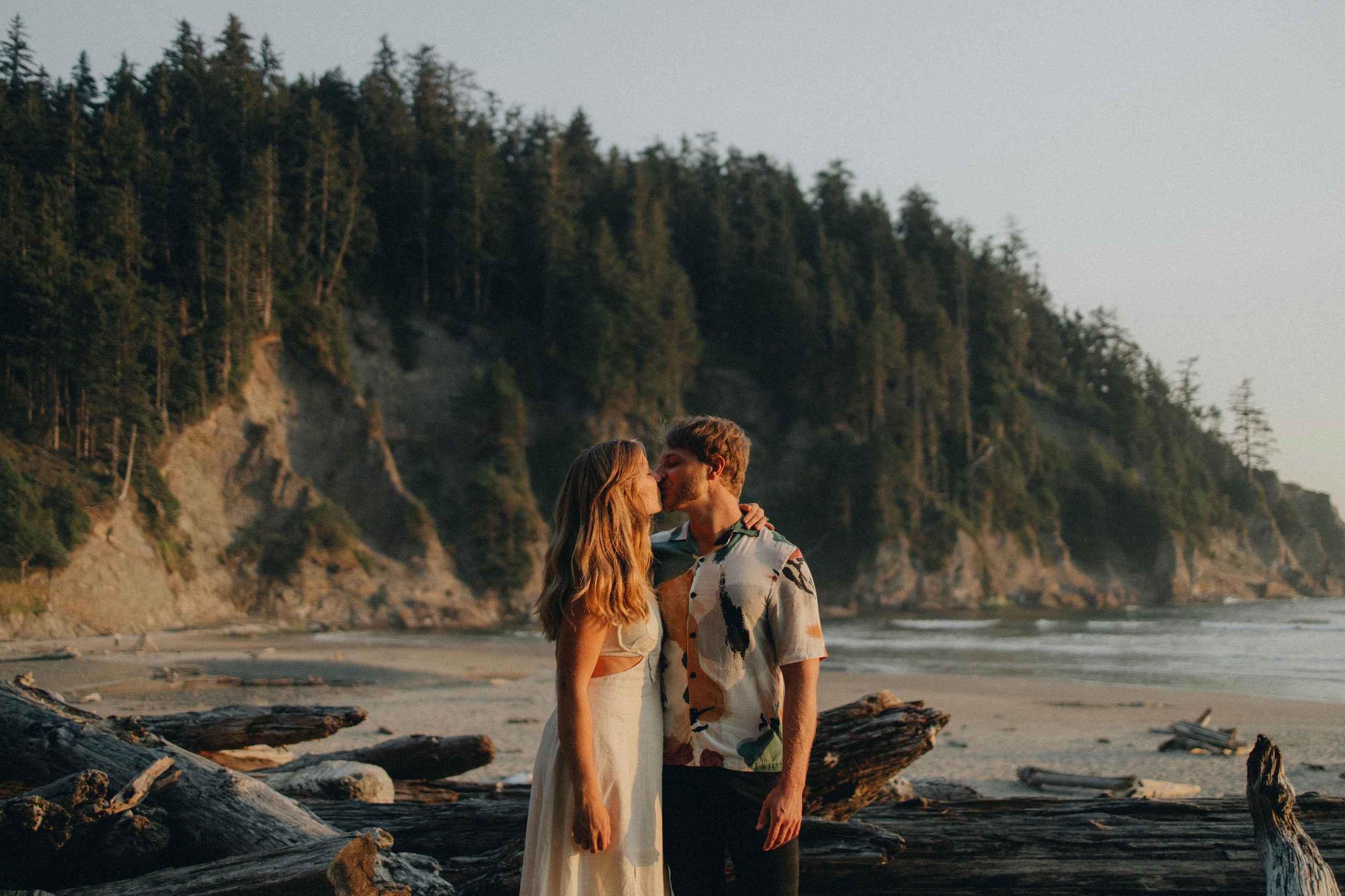 Engagement Photography at Cannon Beach | Jessie & Isaac's Session by Georgy Shishkin | Capturing Moments in Portland, Seattle, Bend & Oregon. Capturing Love in the Heart of the Pacific Northwes