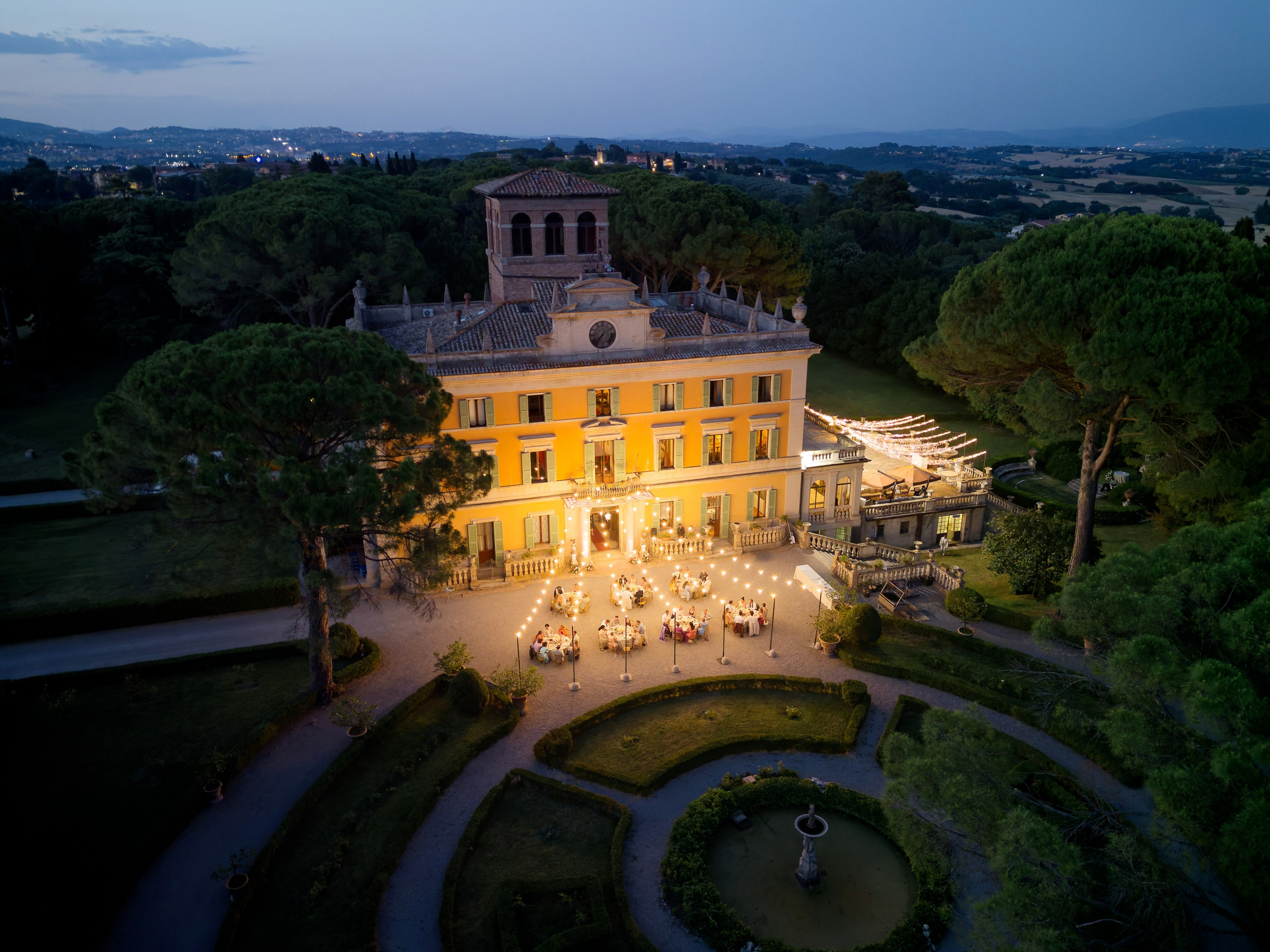 Wedding at La Torre di Pila, Umbria, Italy