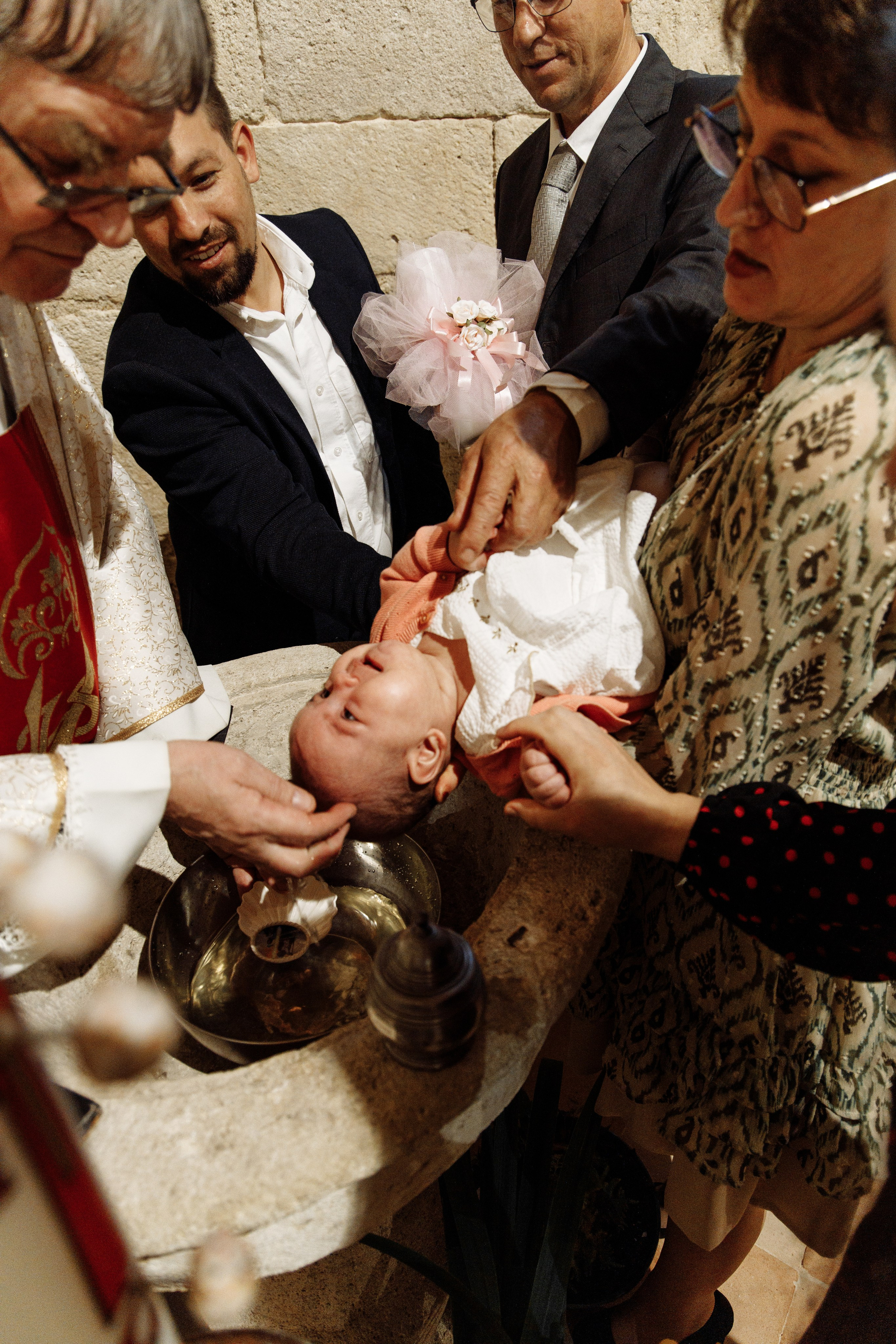 The Baptism a Sacred and Holy Event. Weeding Photographer in Bordeaux, Florin Tugui