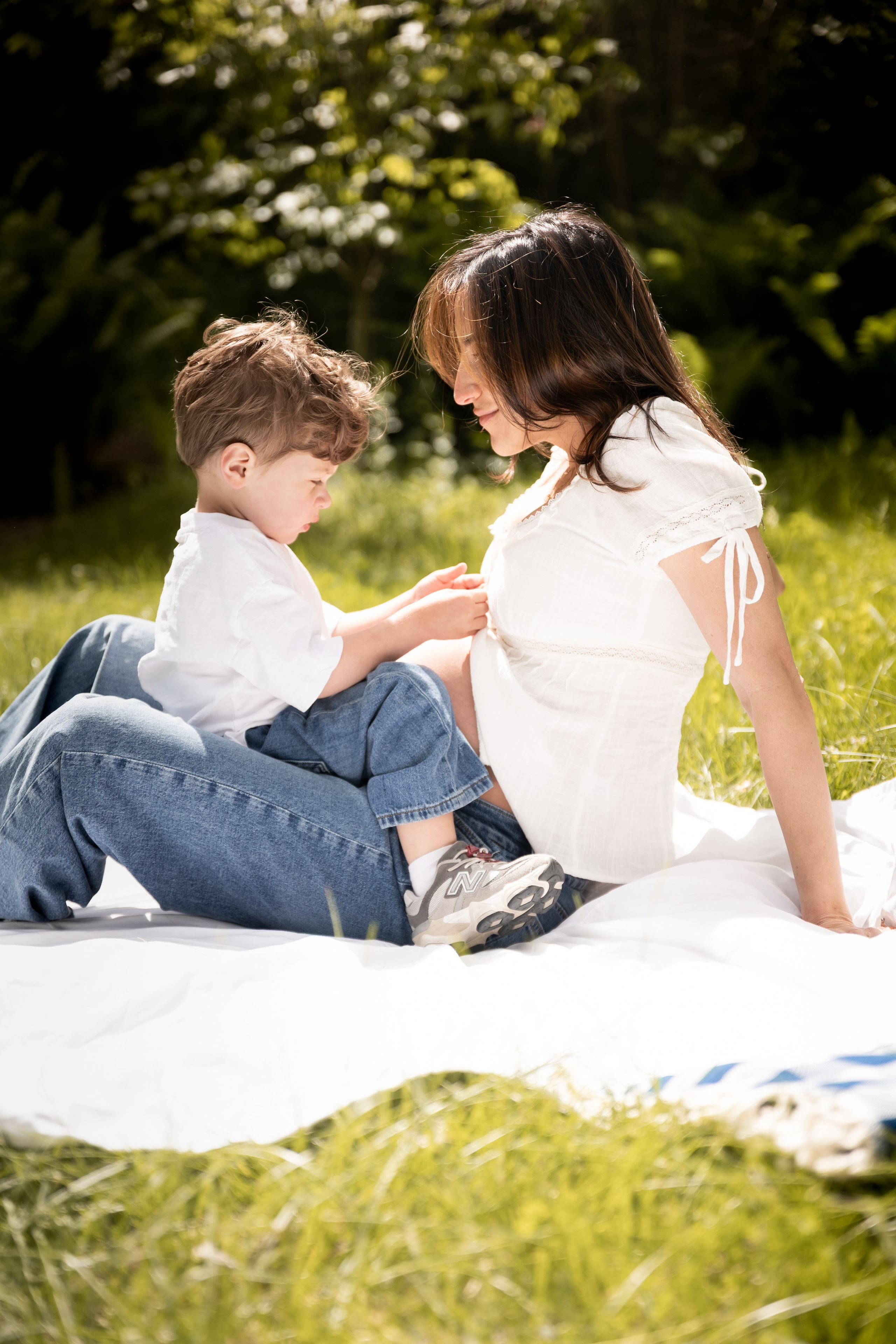 Waiting for Baby Number Two. Family, lifestyle, and commercial photography in New York and New Jersey