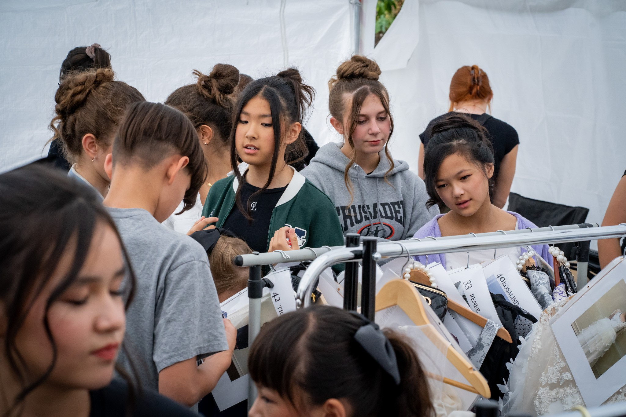 The blooms BTS. Vancouver Kids Photographer