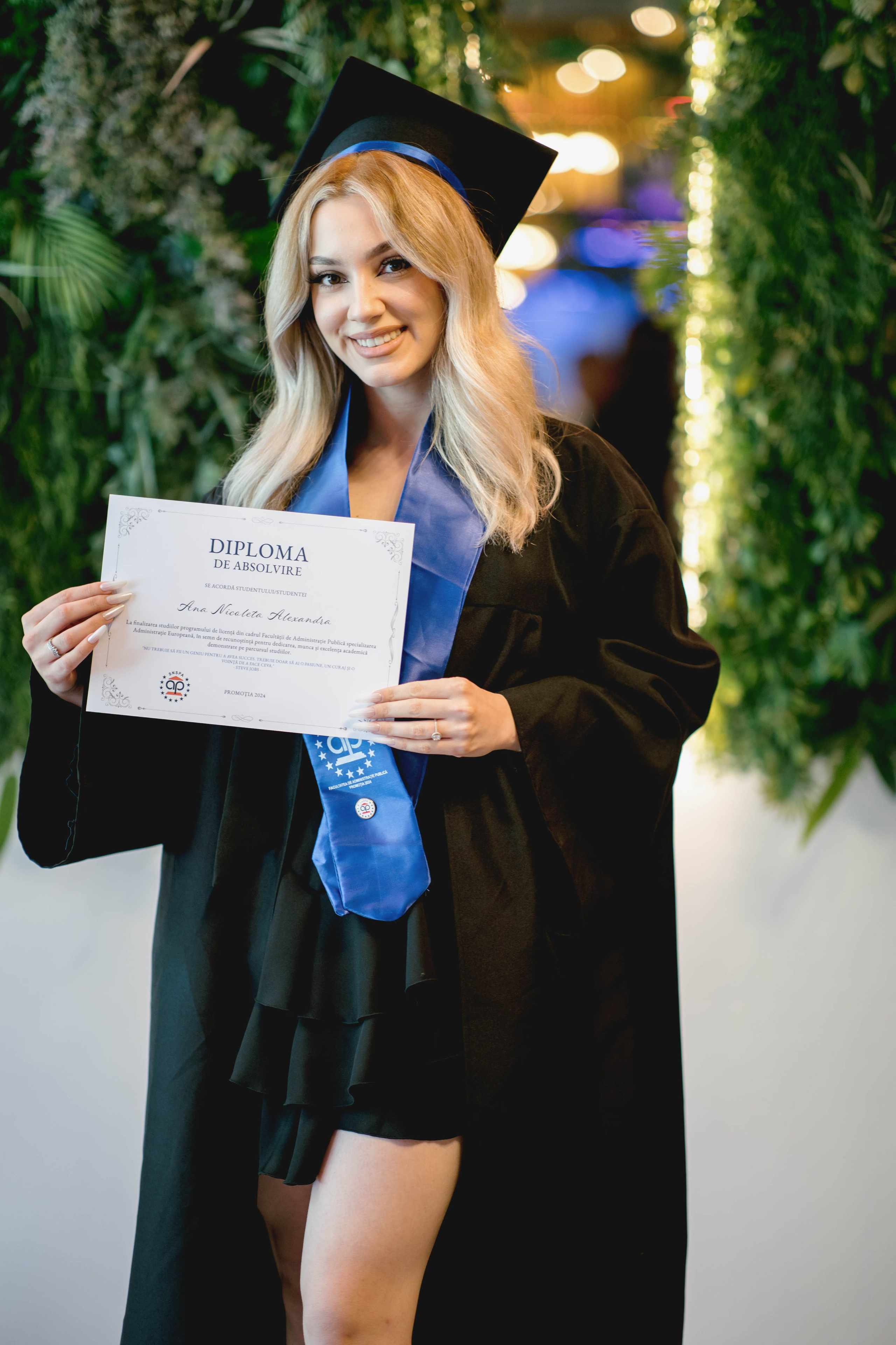 Festivitate Absolvire SNSPA 2024 - Jubile Bucuresti. MDimaFotoStudio. Fotograf de nuntă, evenimente private și de familie