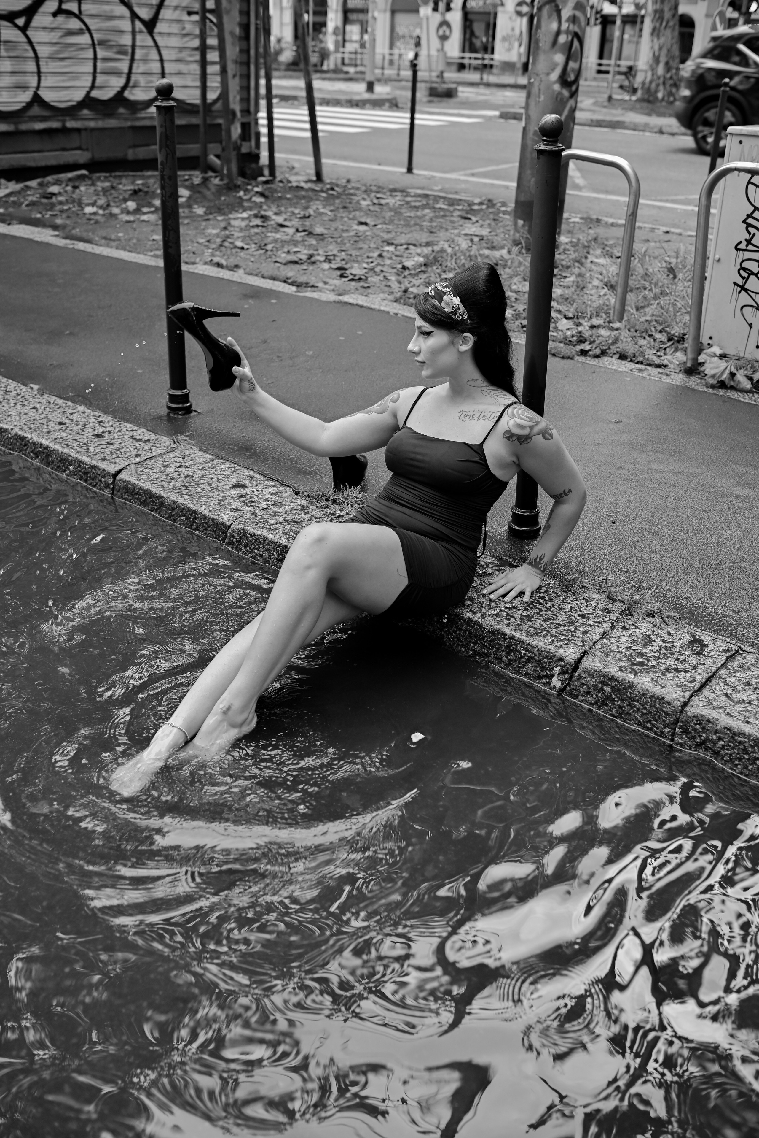 Scatti per far andare l’acqua di traverso all’ex