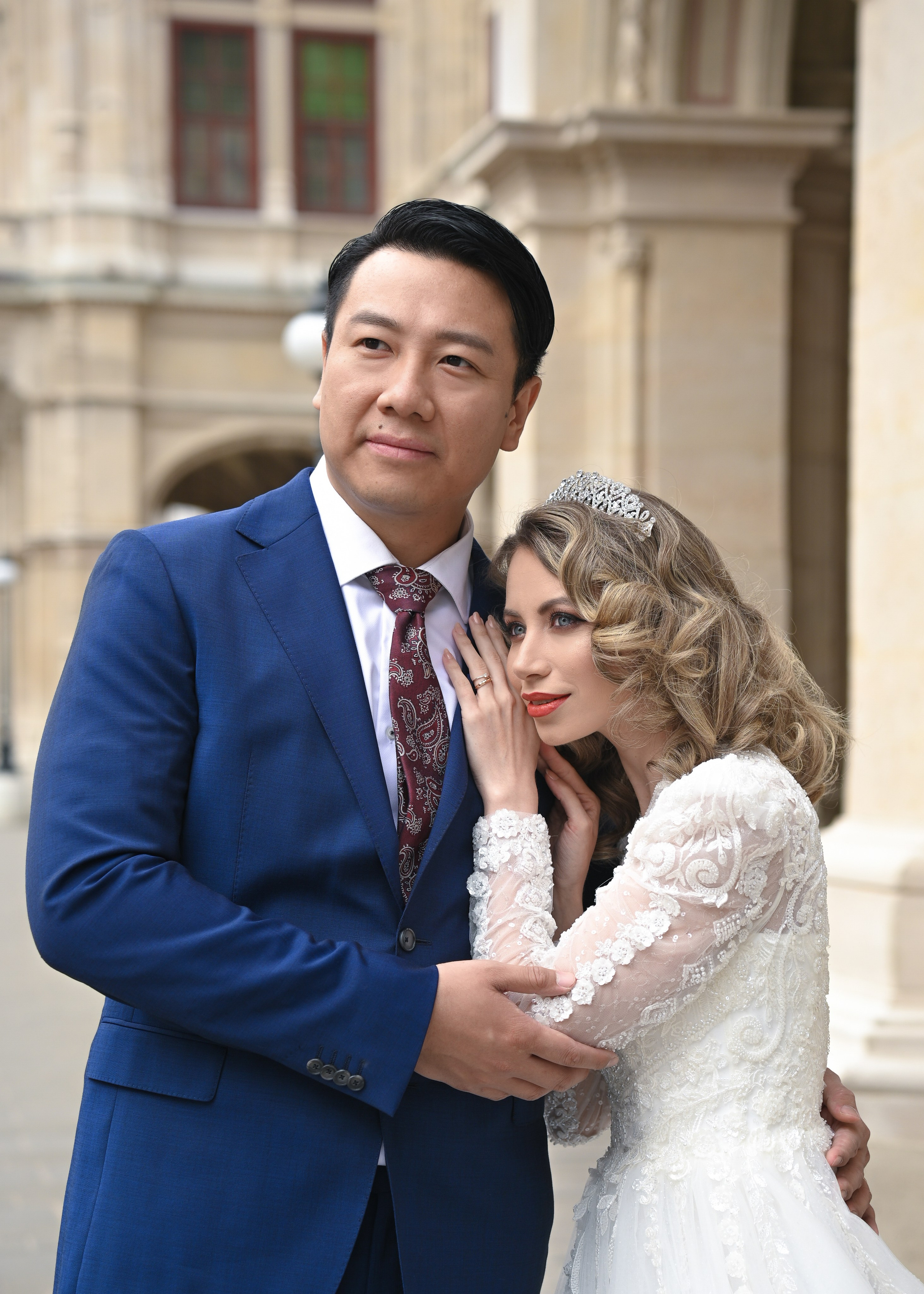 Jin & Diana in Vienna. Photo Vienna and Bratislava