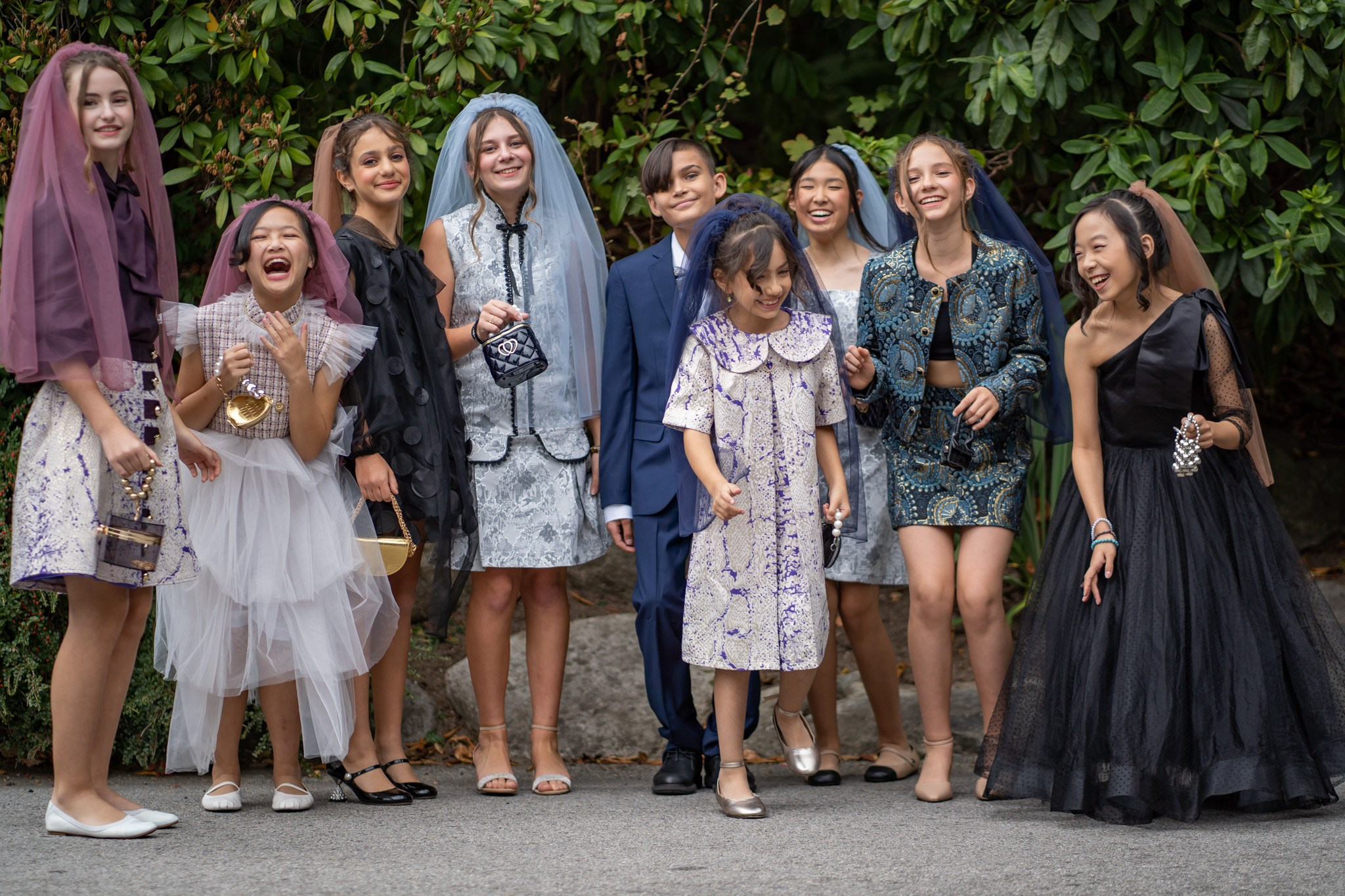 The blooms outdoor. Vancouver Kids Photographer