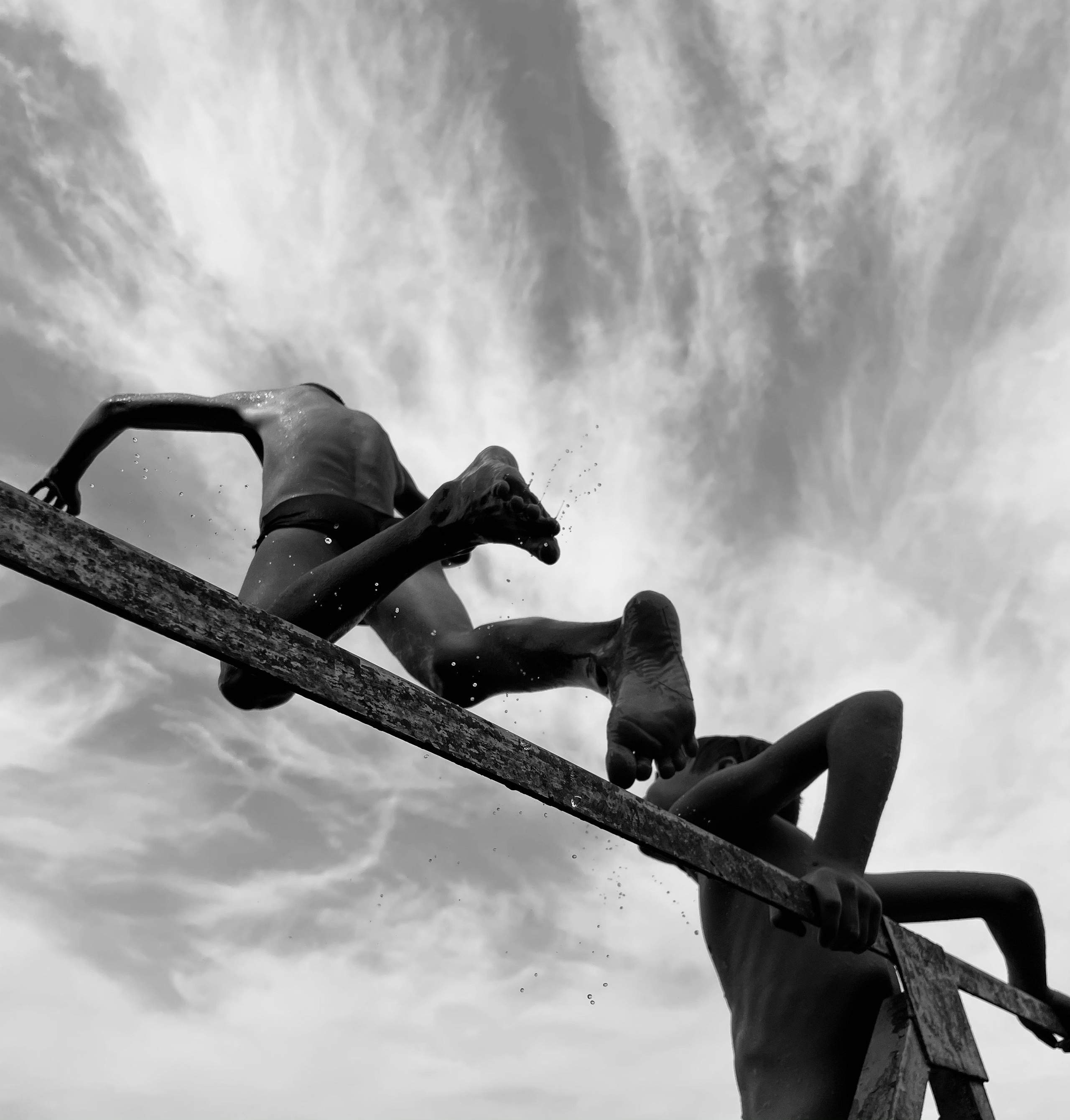 You fly when you jump. Ana Khocho