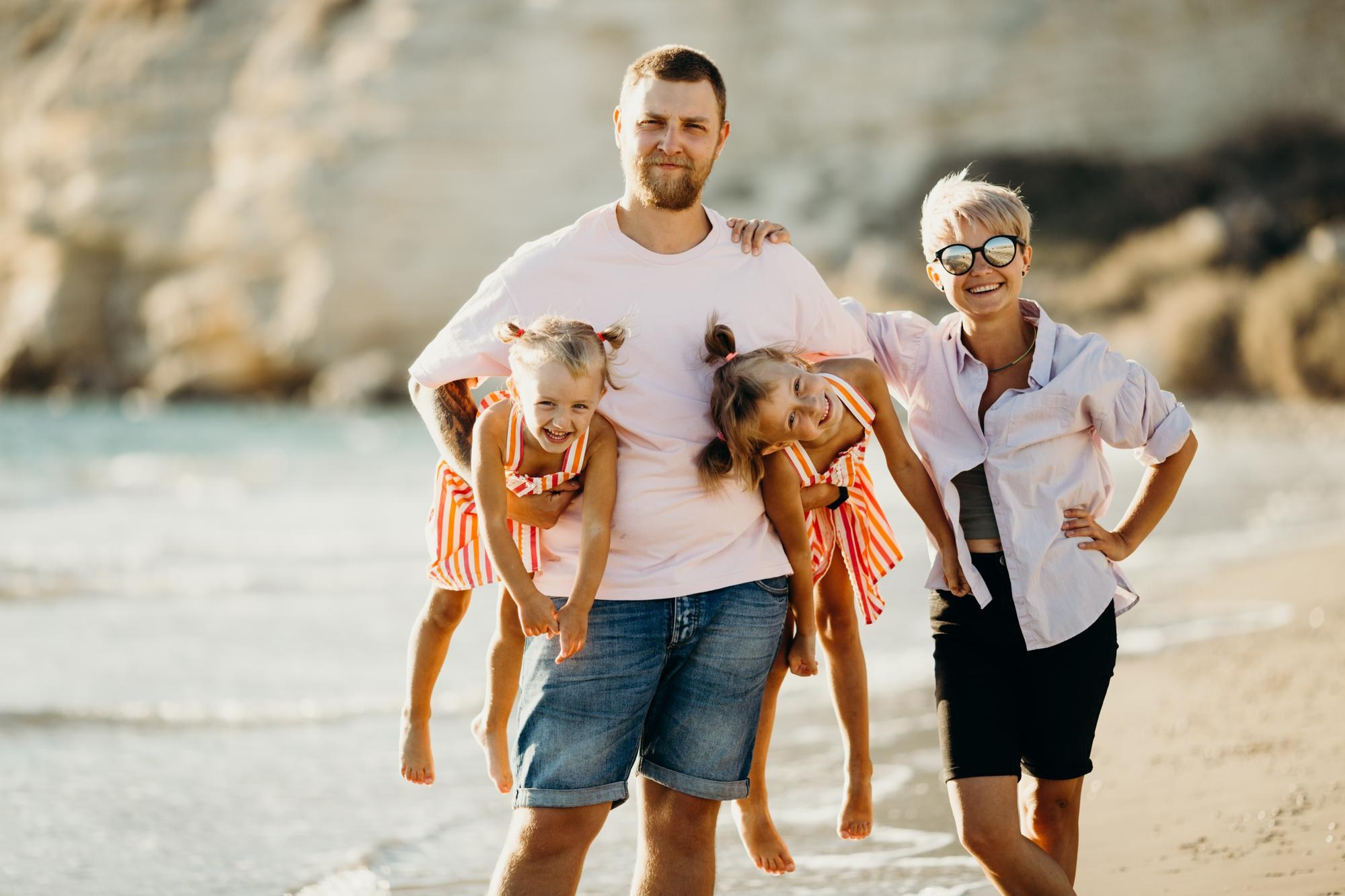 ANYA, JENYA, ARINA & VERA. Family and business portrait’s photographer in Cyprus