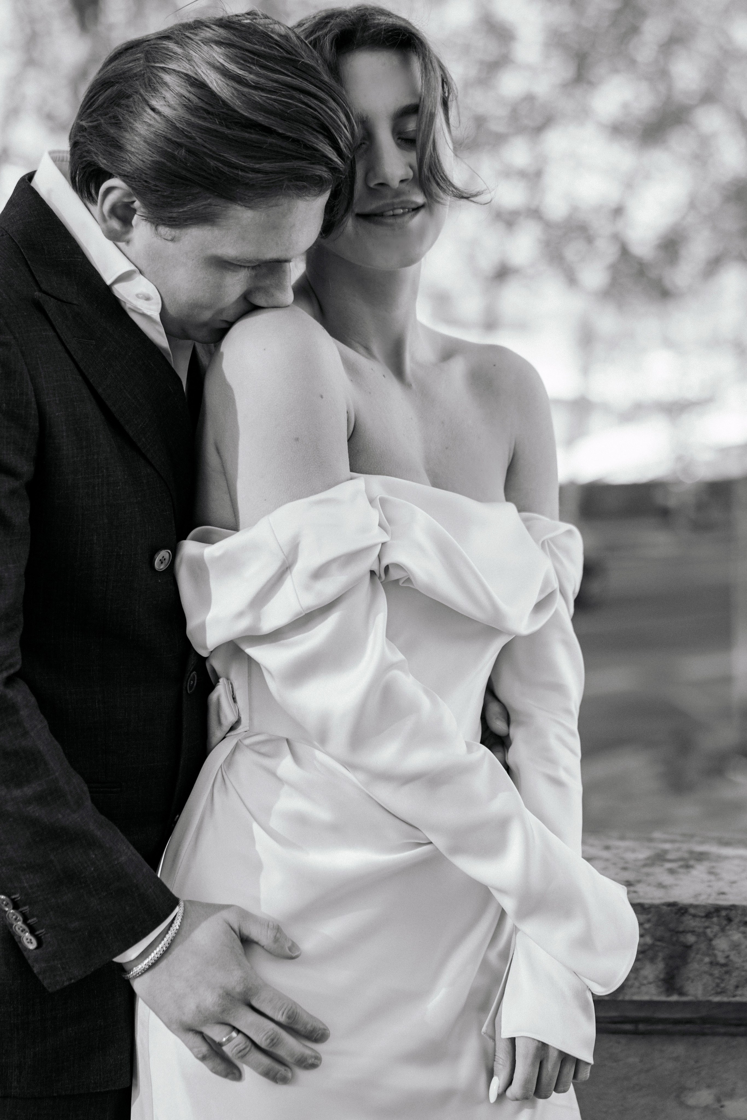 парная фотосессия в Париже, свадьба для двоих