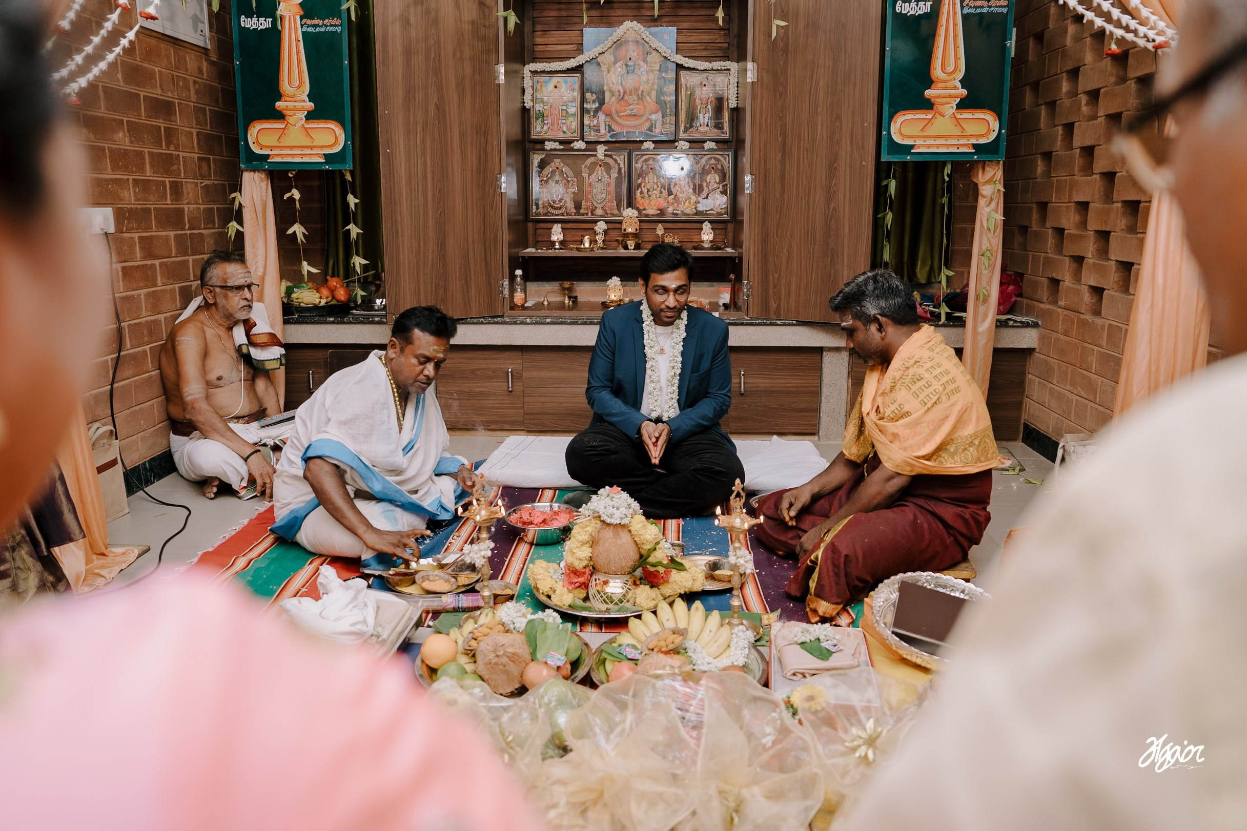 Wedding documentary photography in Pondicherry. Agam Vizha