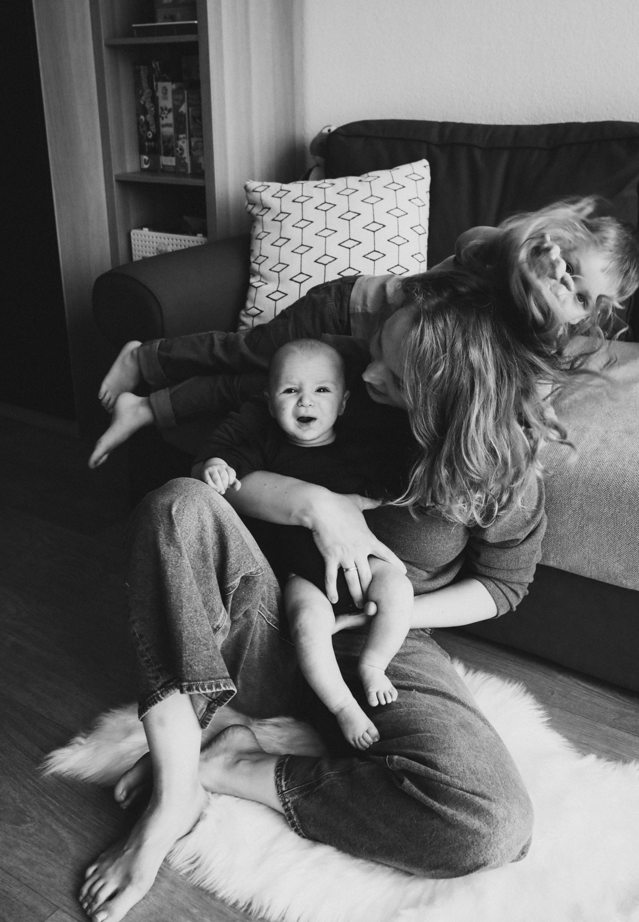 Familienfotograf Heidelberg und in Mannheim – Homestory Fotoshooting im eigenen Zuhause