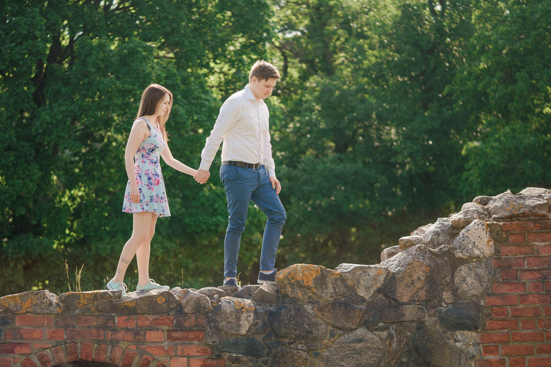 Salla ja Antti, kihlakuvaus