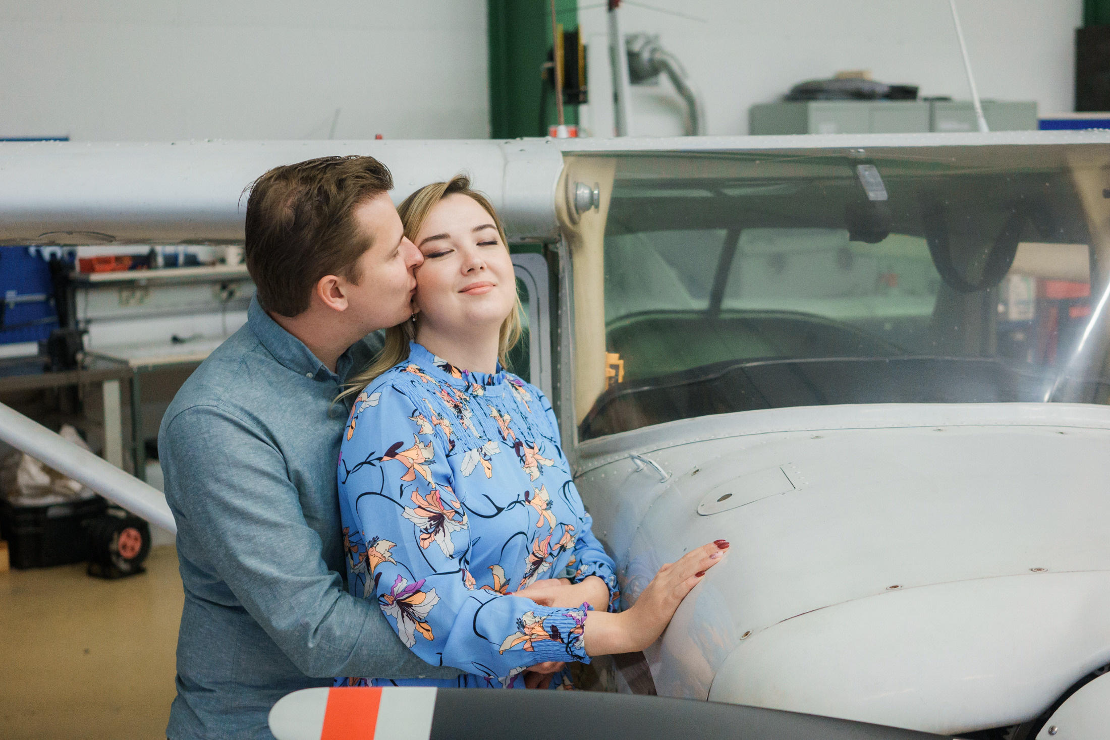 Kihlakuvaus Malmin lenkokentällä