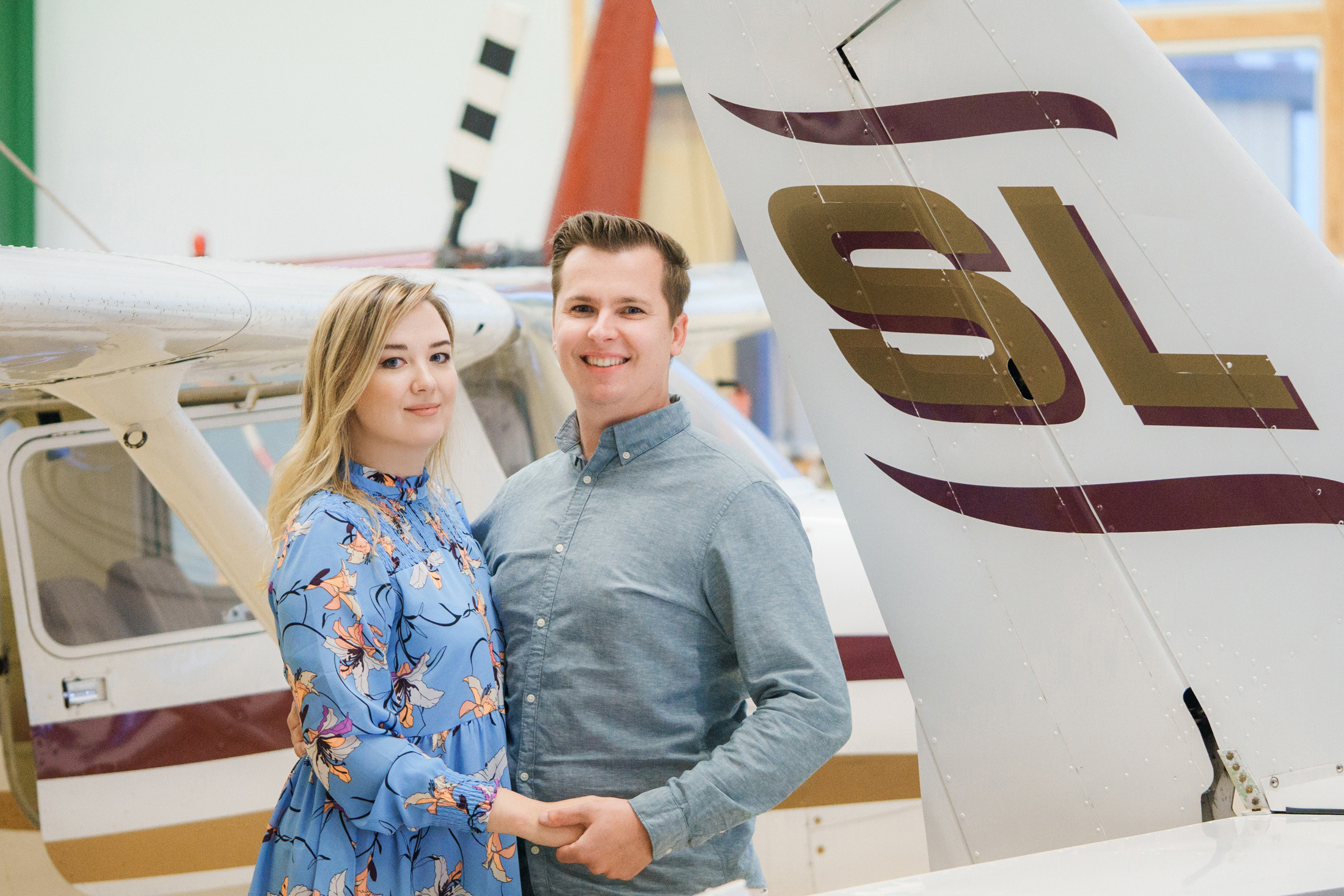 Kihlakuvaus Malmin lenkokentällä