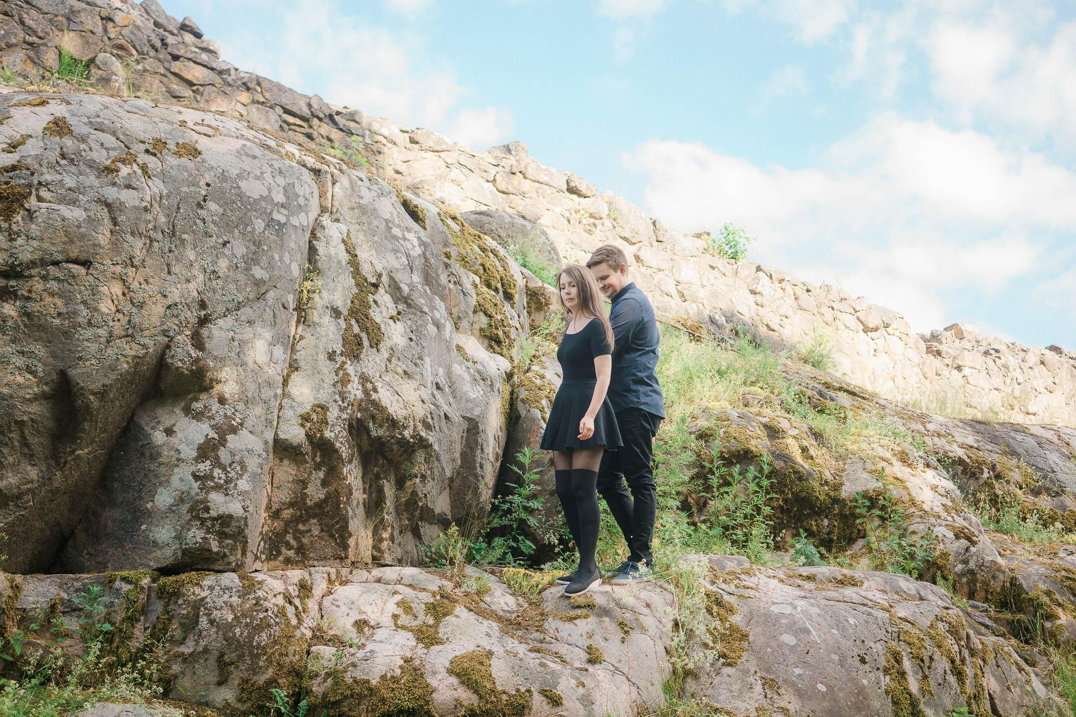 Salla ja Antti, kihlakuvaus