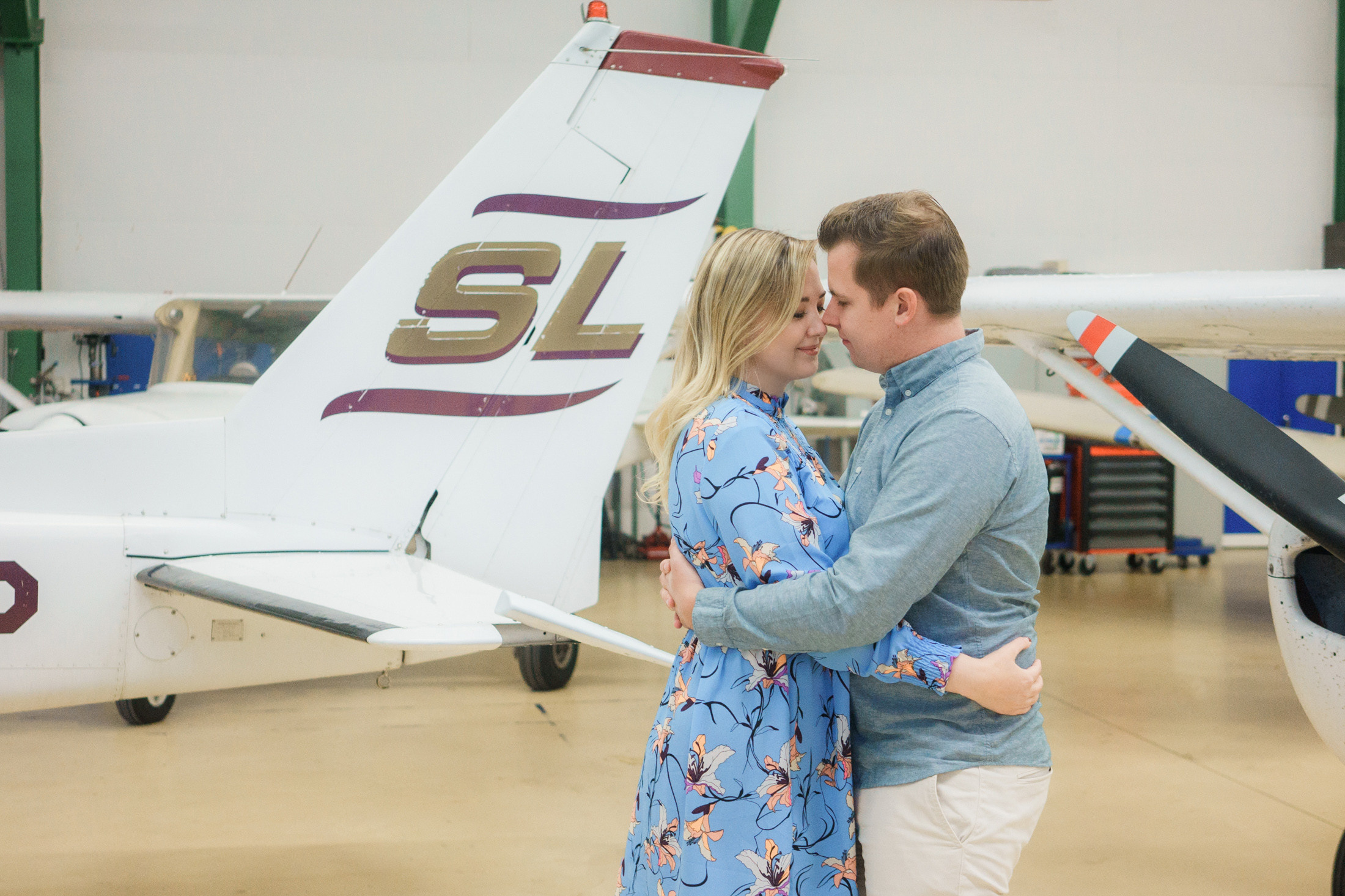 Kihlakuvaus Malmin lenkokentällä