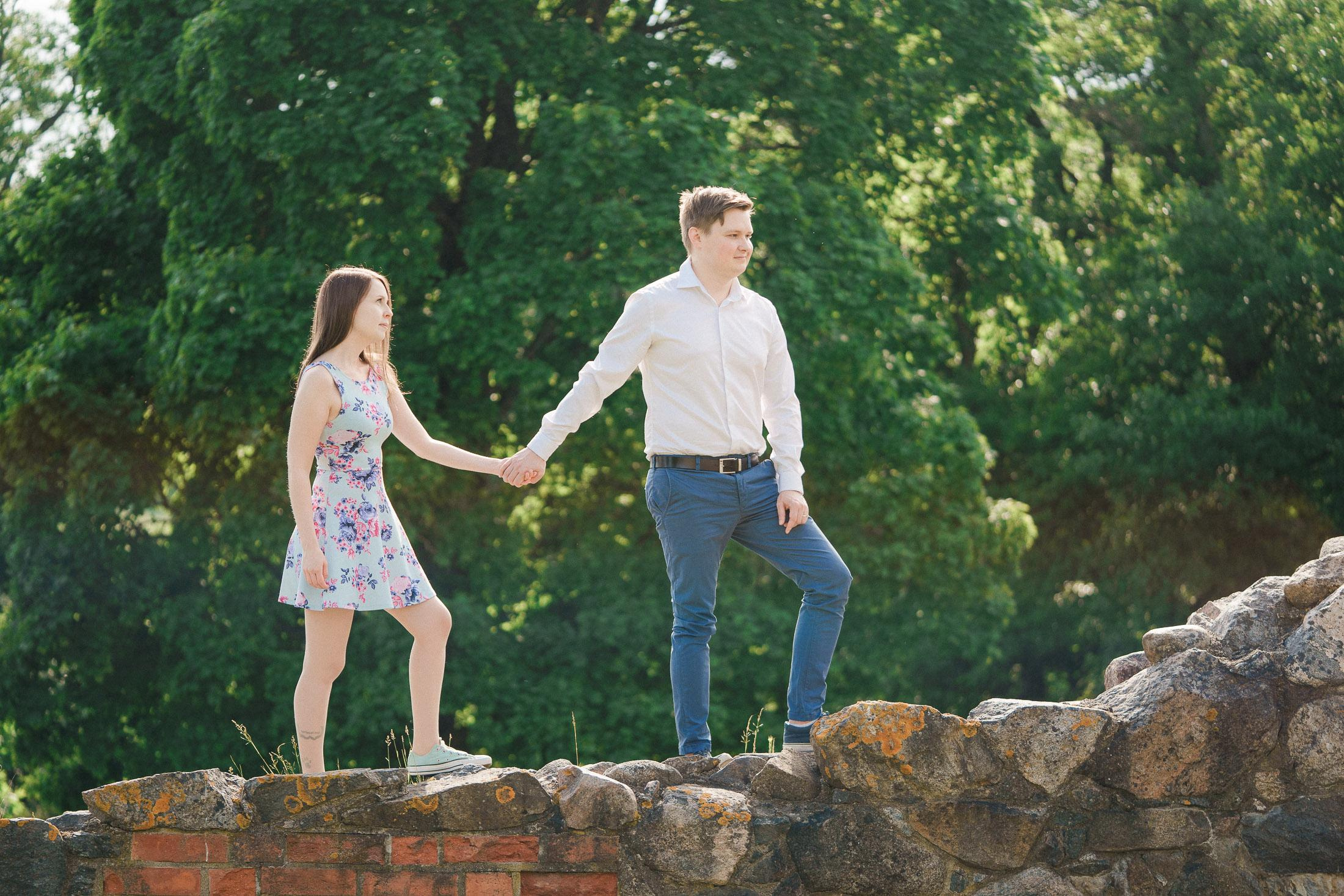 Salla ja Antti, kihlakuvaus