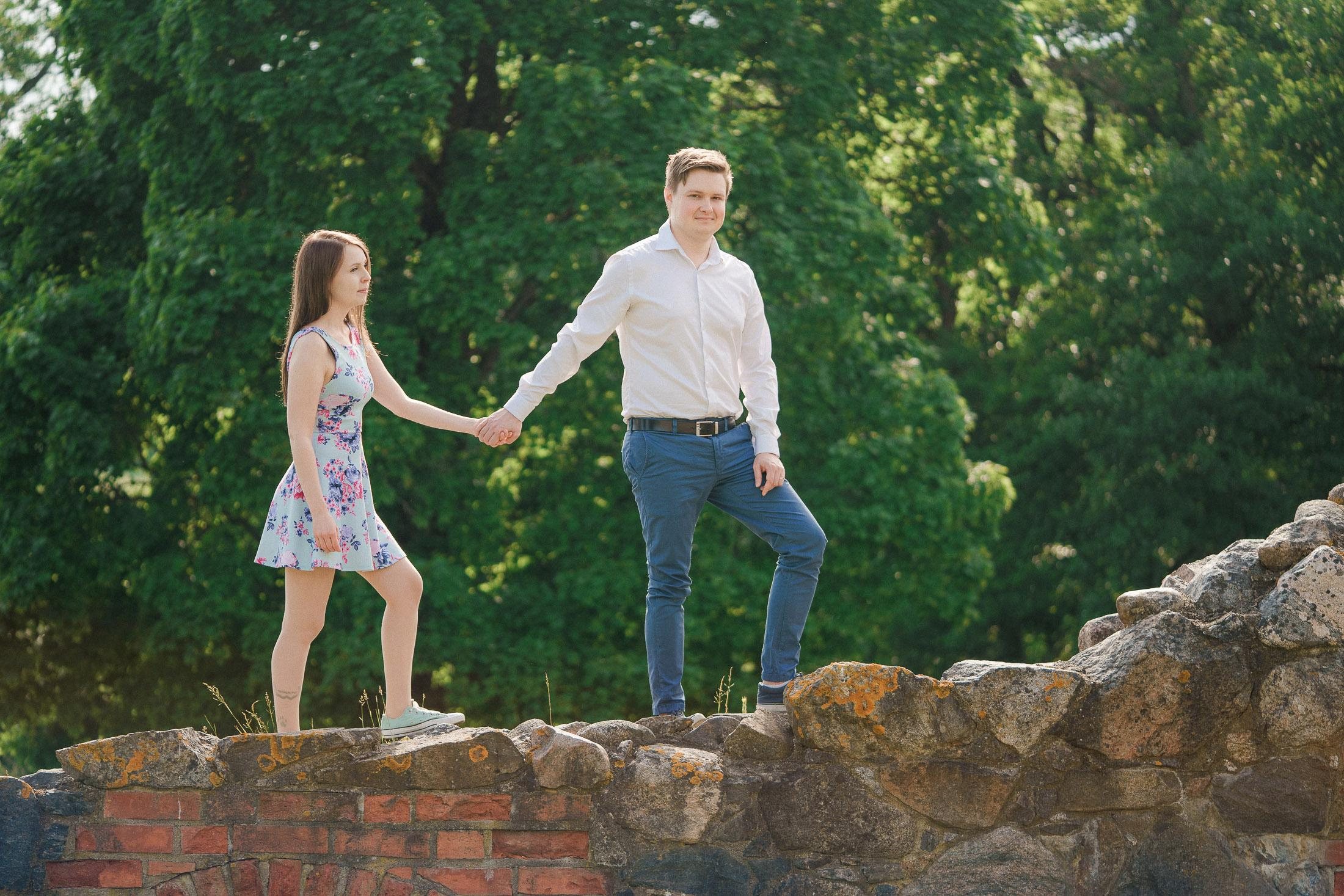 Salla ja Antti, kihlakuvaus