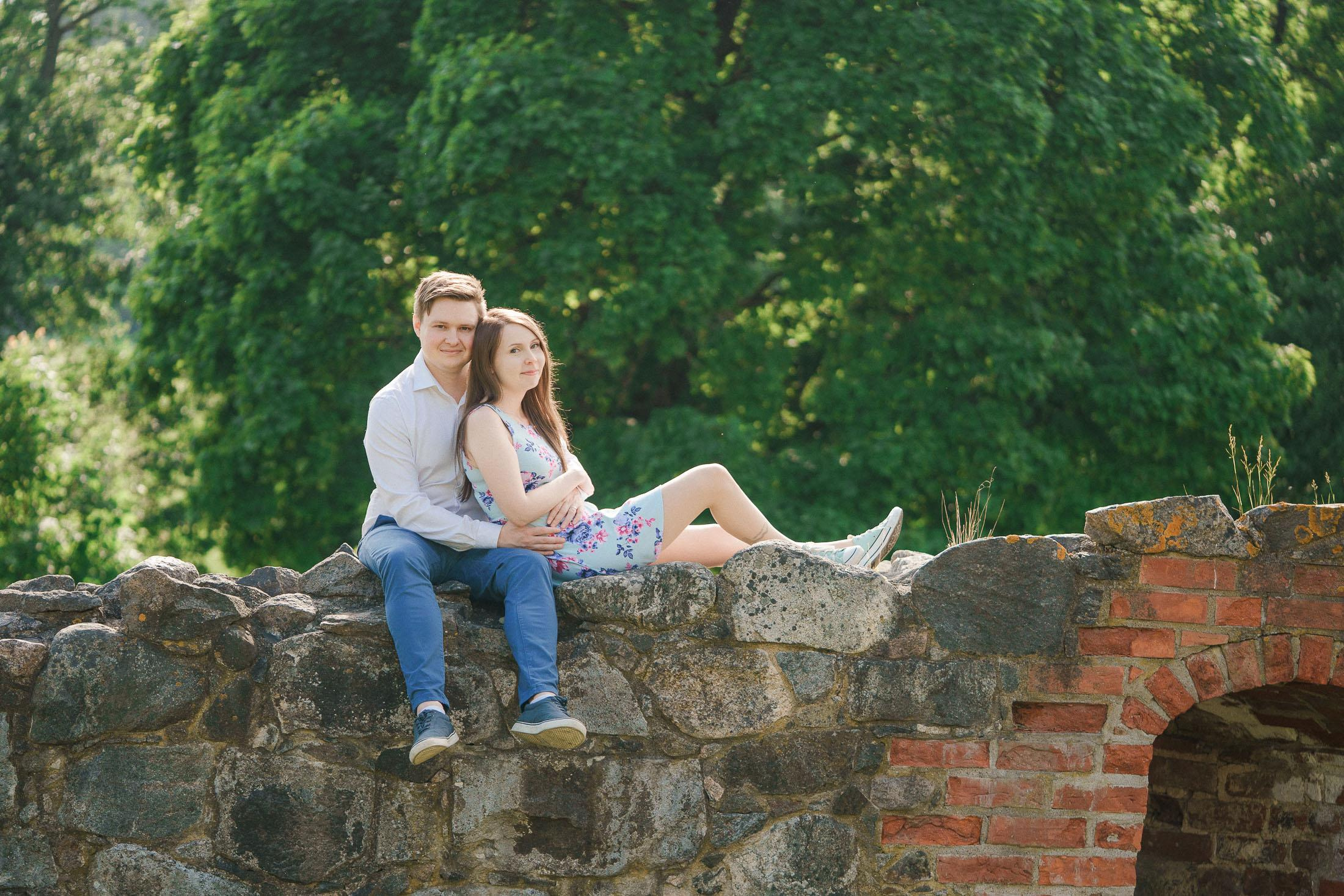 Salla ja Antti, kihlakuvaus