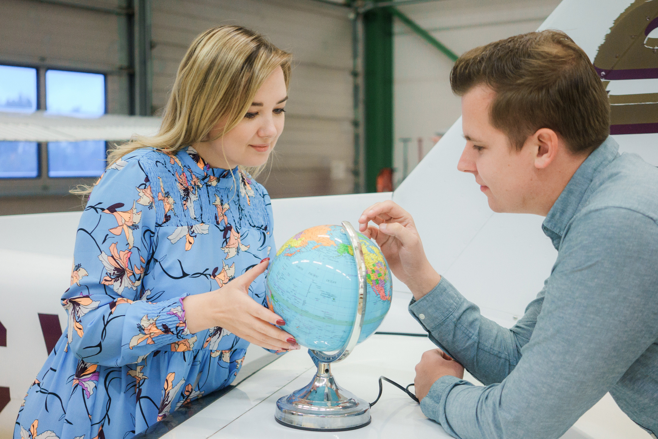 Kihlakuvaus Malmin lenkokentällä