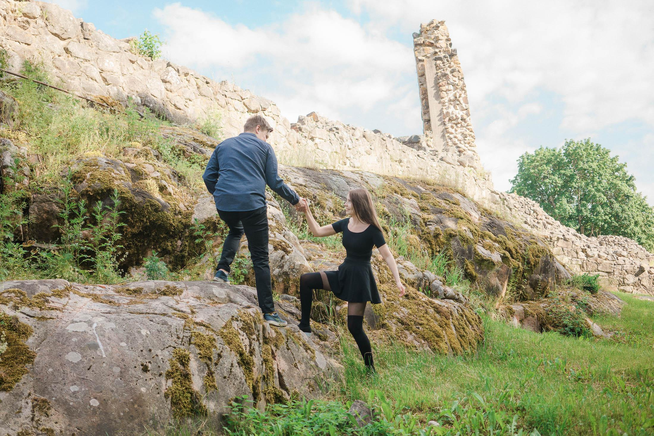 Salla ja Antti, kihlakuvaus