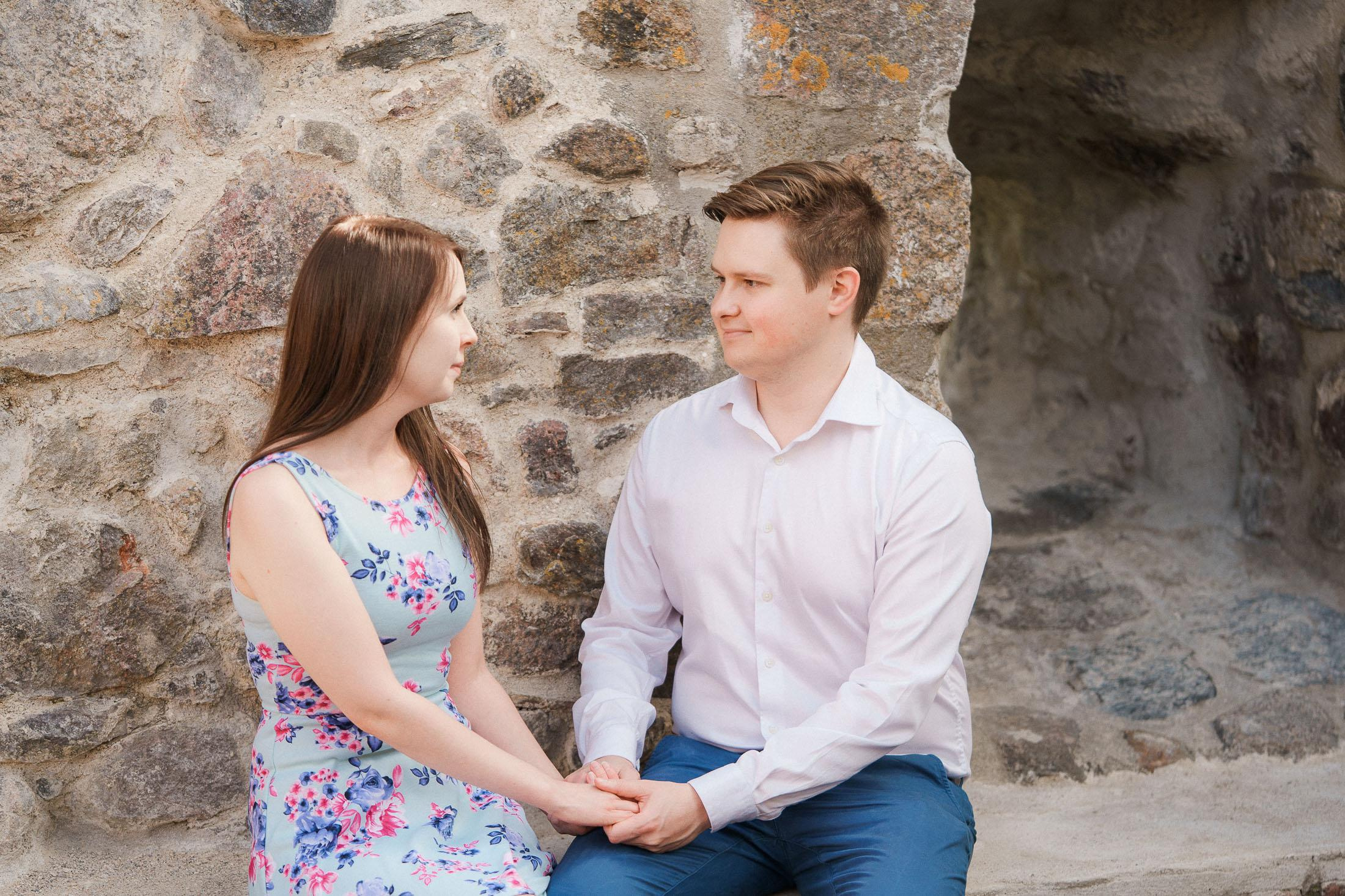 Salla ja Antti, kihlakuvaus