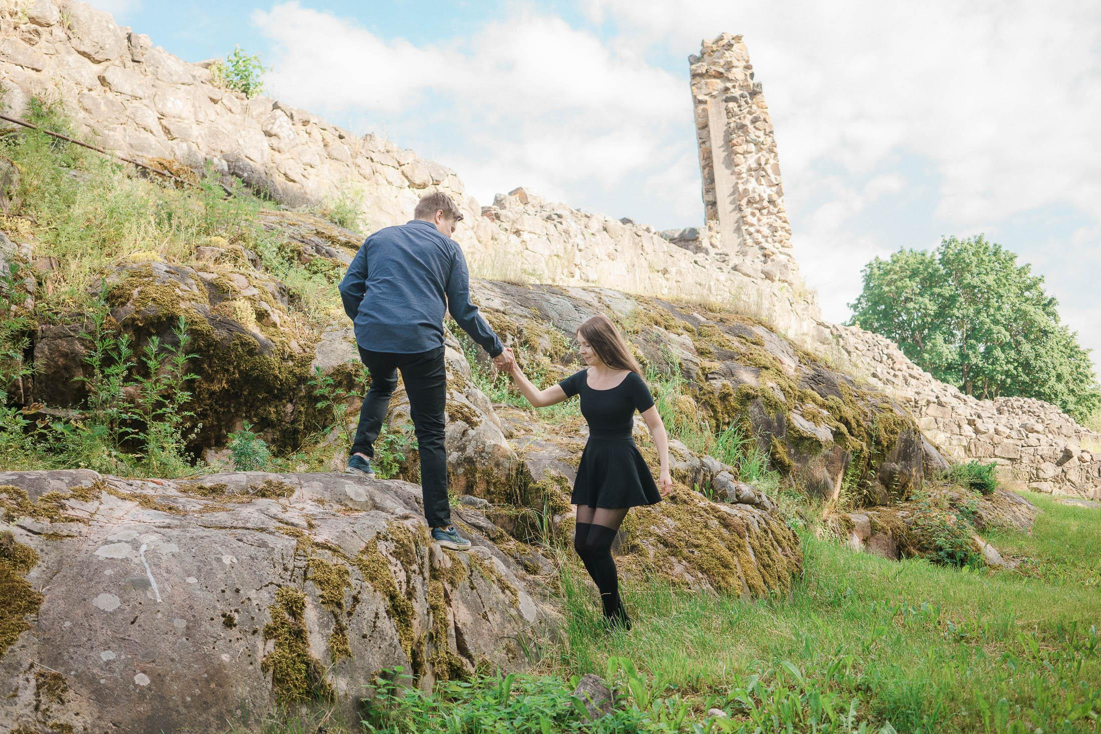 Salla ja Antti, kihlakuvaus