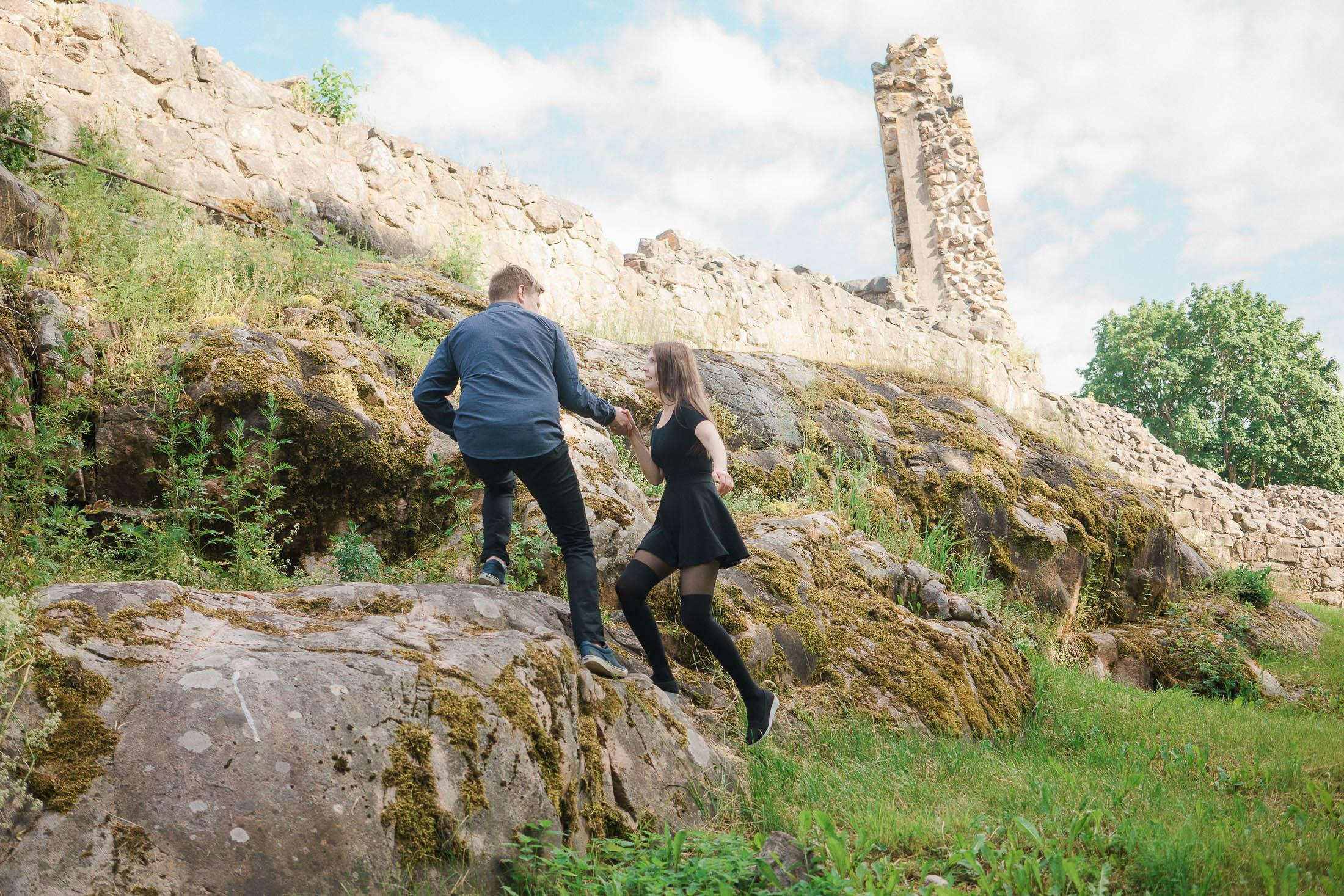 Salla ja Antti, kihlakuvaus