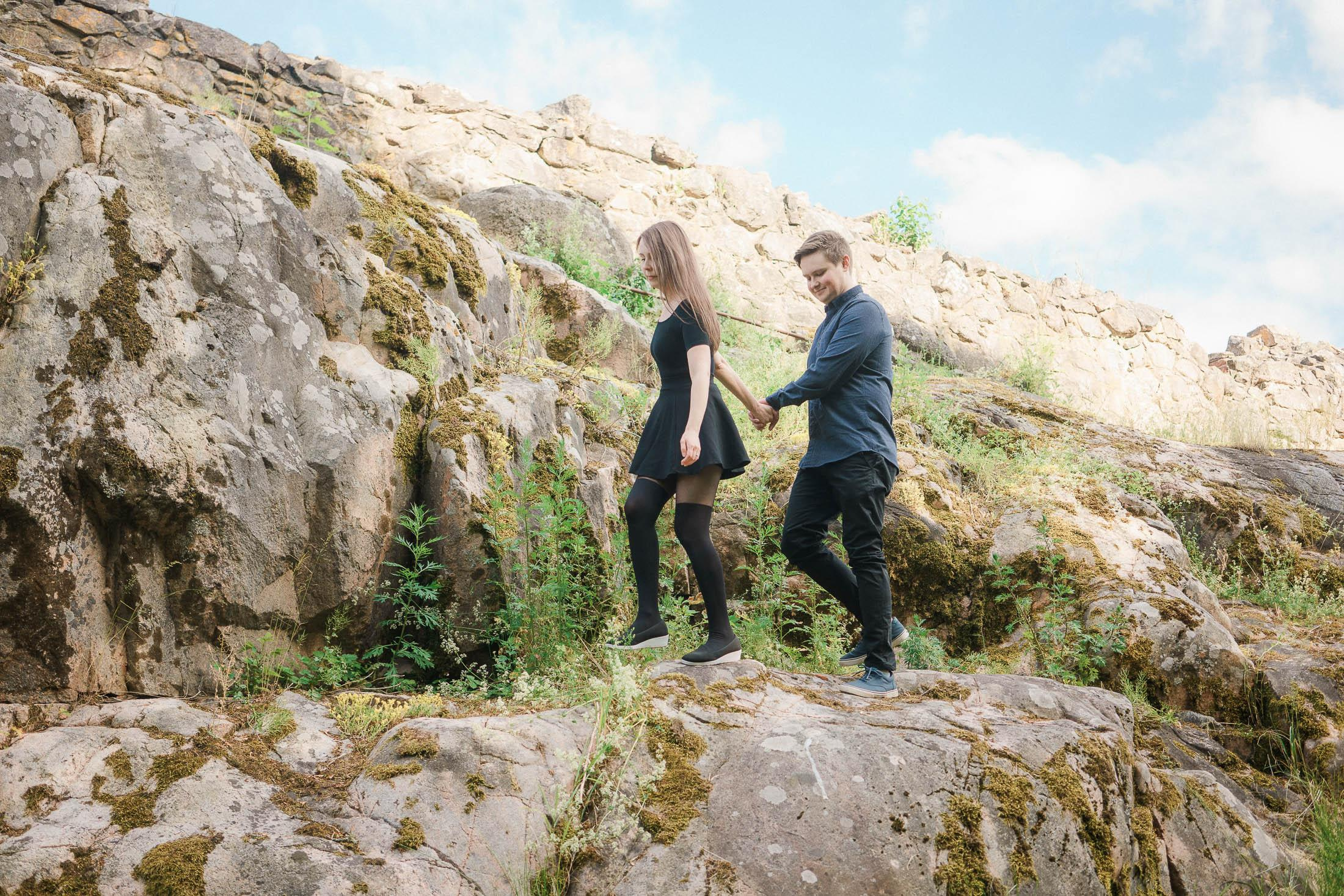 Salla ja Antti, kihlakuvaus