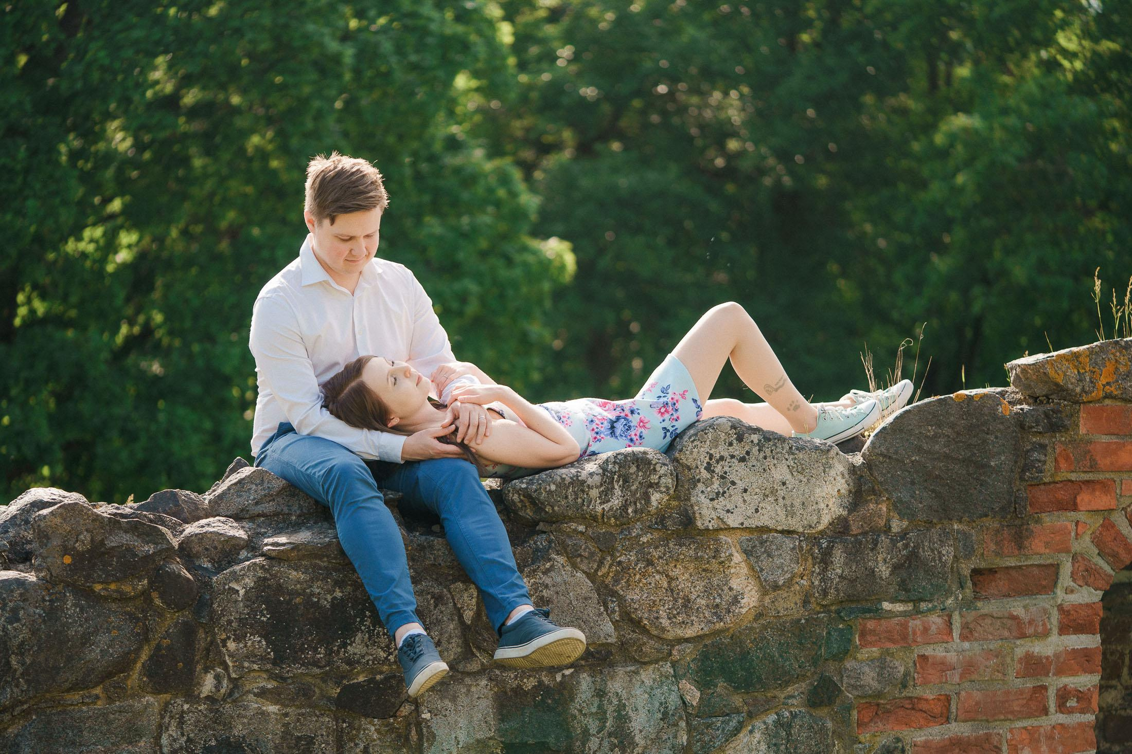 Salla ja Antti, kihlakuvaus