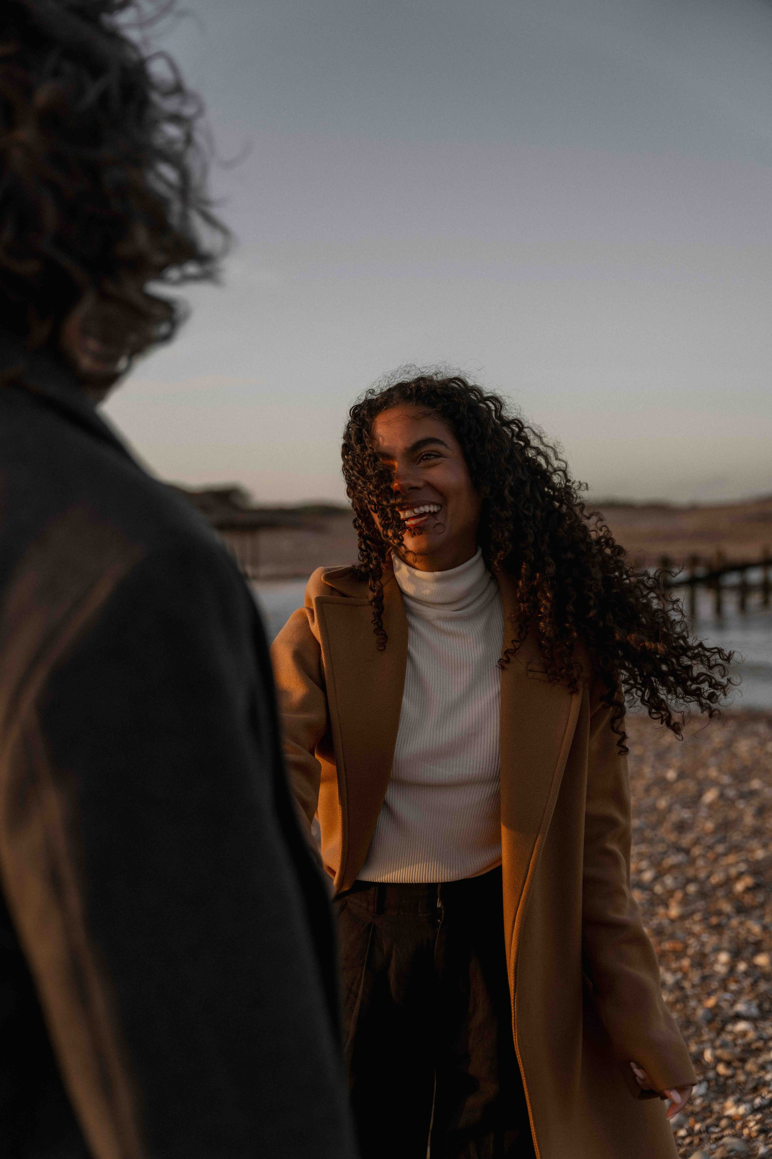 Seven Sisters Engagement Photos | London Photographer | UK Coastal Couple Shoot. London Wedding Photographer | Engagement & Proposal Photography by Natasha Ferreira