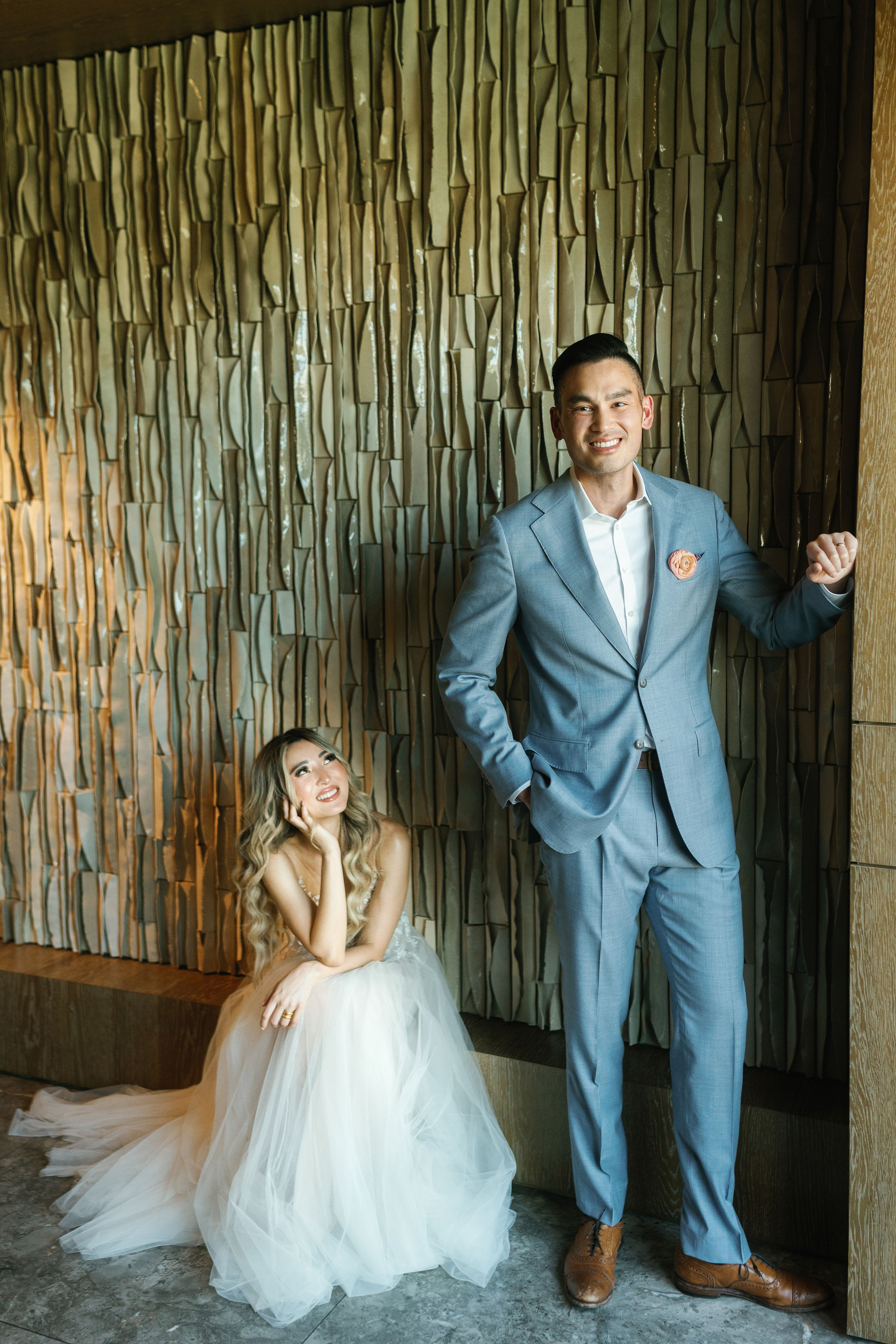 Wedding at Conrad Hotel Los Angeles. Wedding Photography & Videography Team in California, Los Angeles, San Francisco, San Diego and Travel