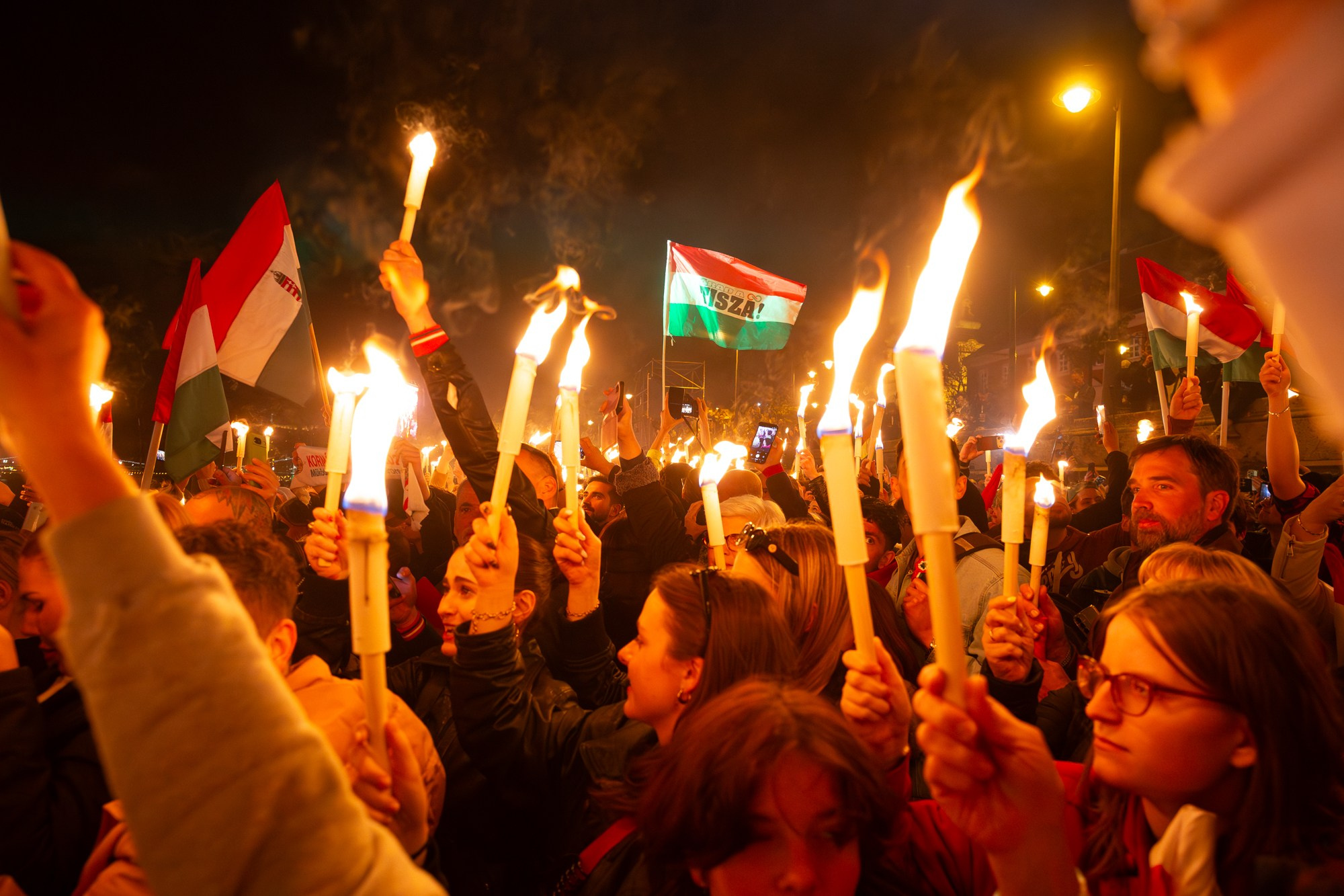 TISZA Victory Night, Hungary 2026. Photographer in Budapest  — Yura Knyazev