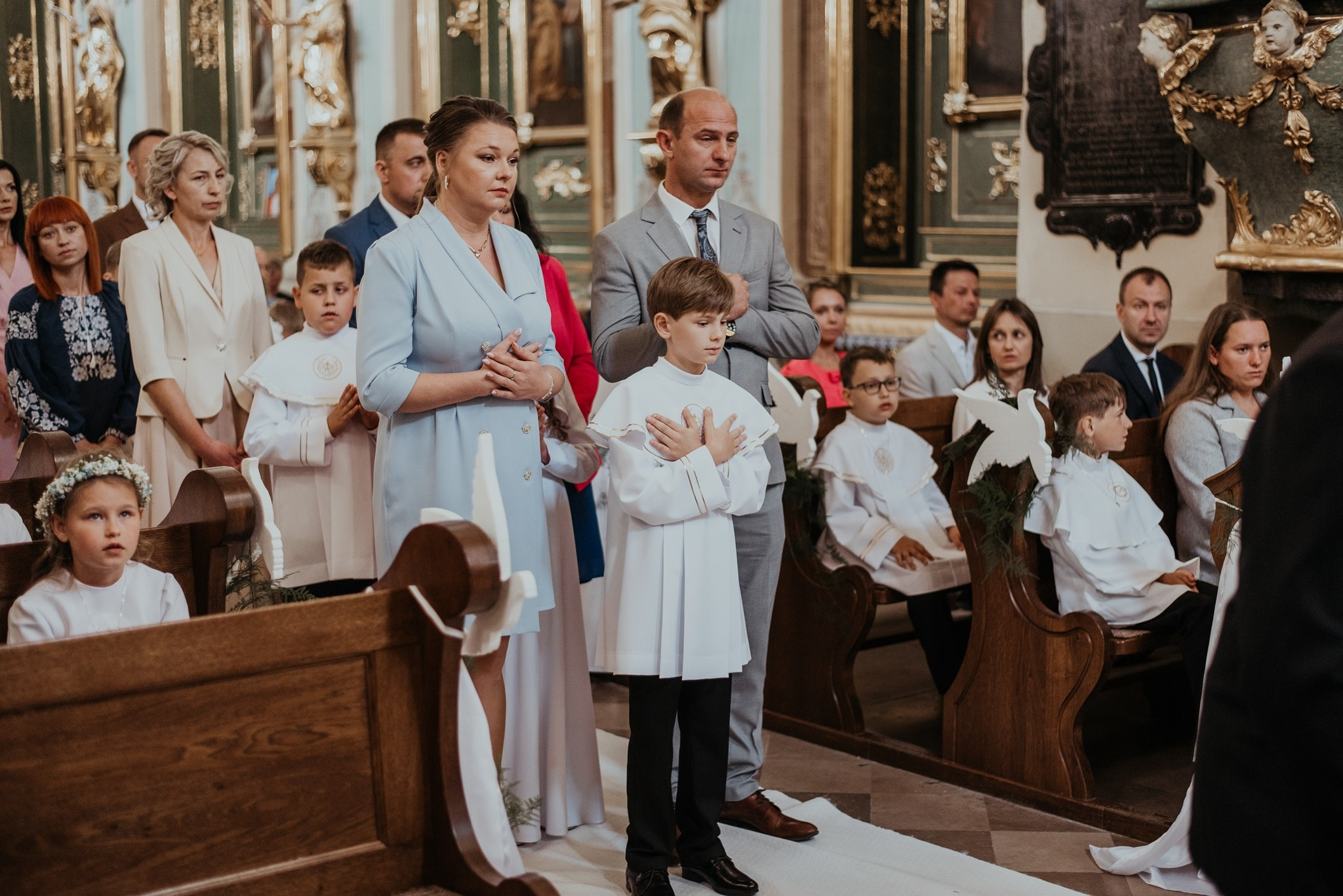 I Komunia Św. Marcela. Dominika Strachacka Fotografia | Fotograf ślubny i rodzinny Opole Lubelskie Lublin