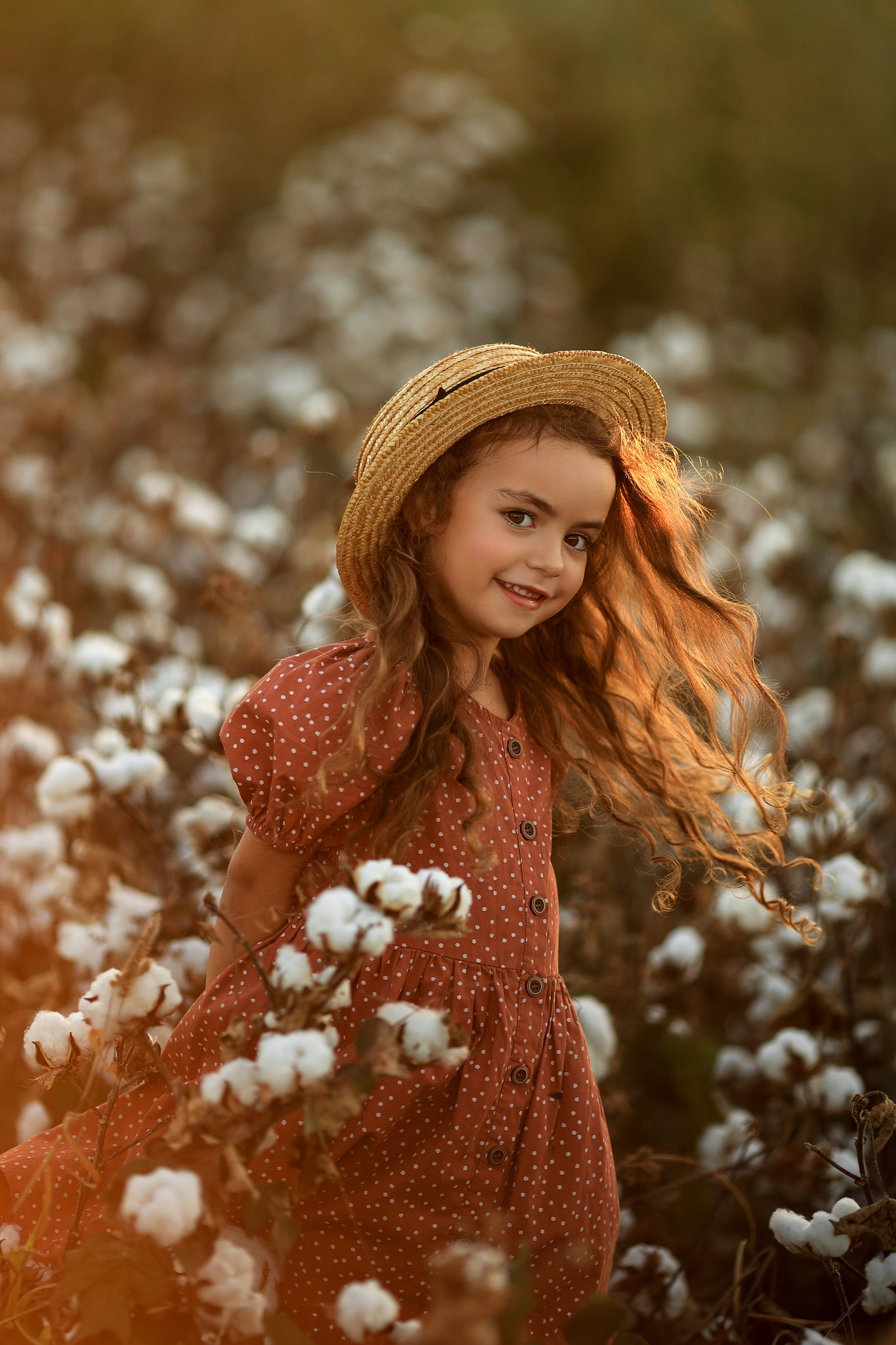 Фотосессия на хлопковом поле. Фотограф в Турции, Анталии, Кемере, Белеке, Сиде, Каше, Калкане, Фетхие