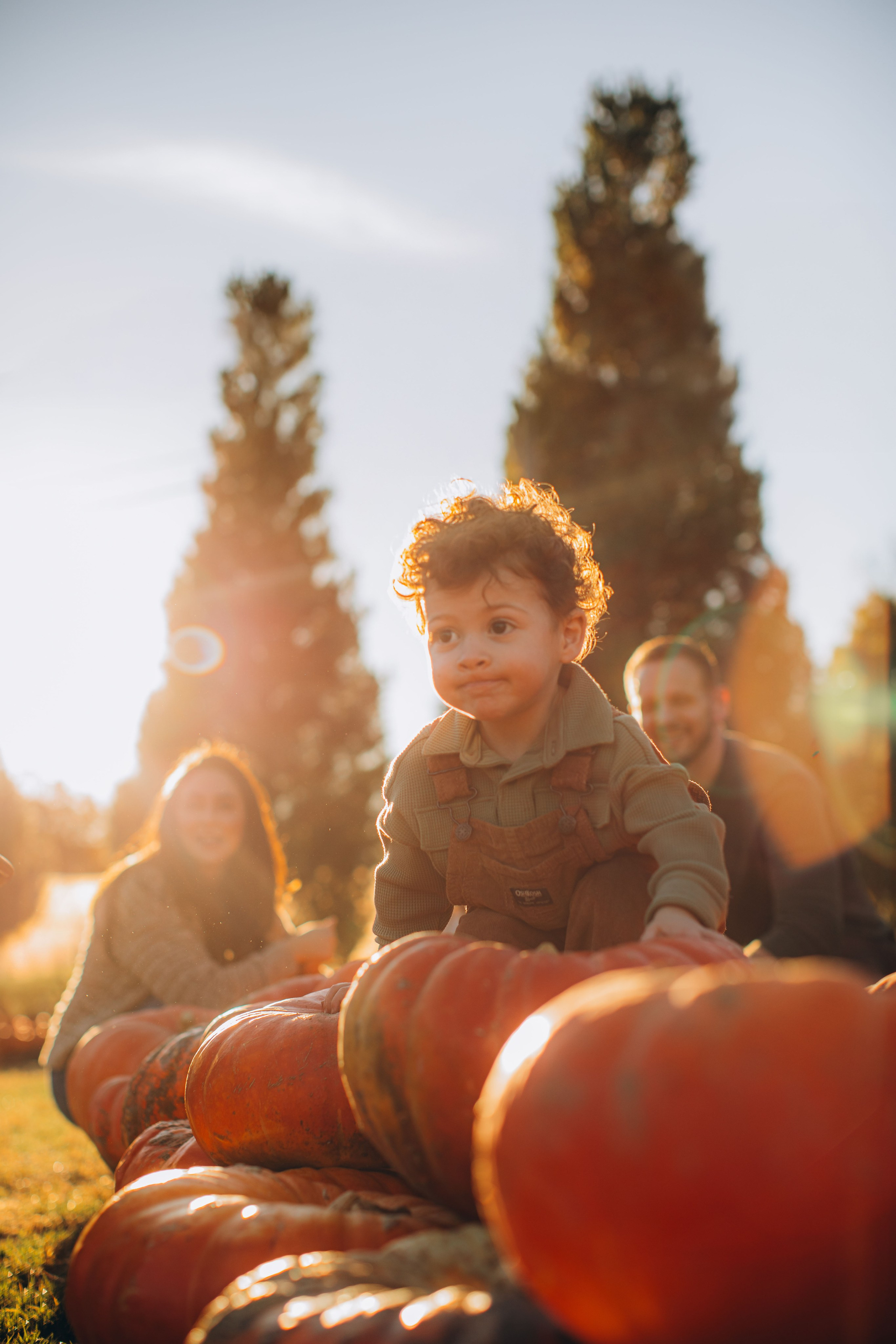 Victoria, Nick, Grayson and Noah at Harvest Moon Farm. Love Through Photo