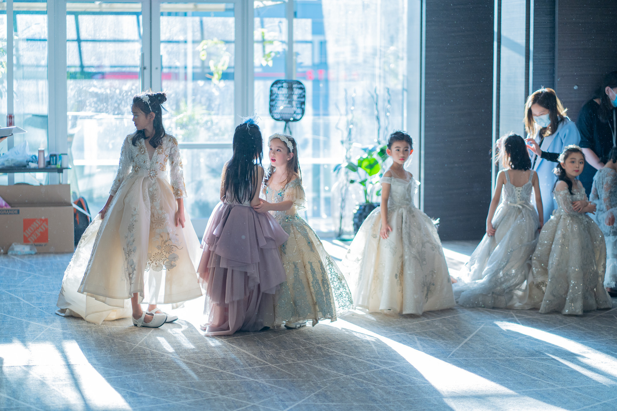 The show 2022 backstage. Vancouver Kids Photographer