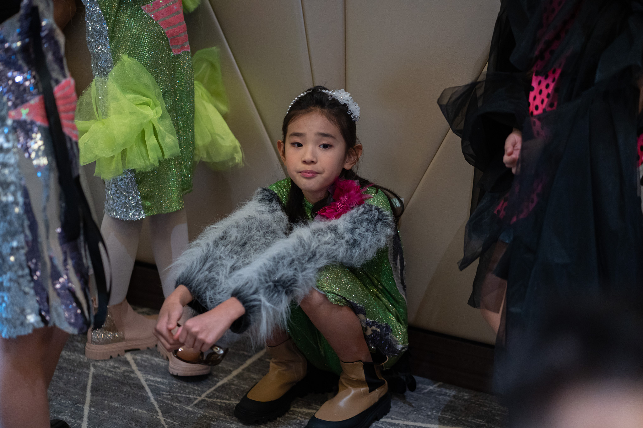 The show 2022 backstage. Vancouver Kids Photographer