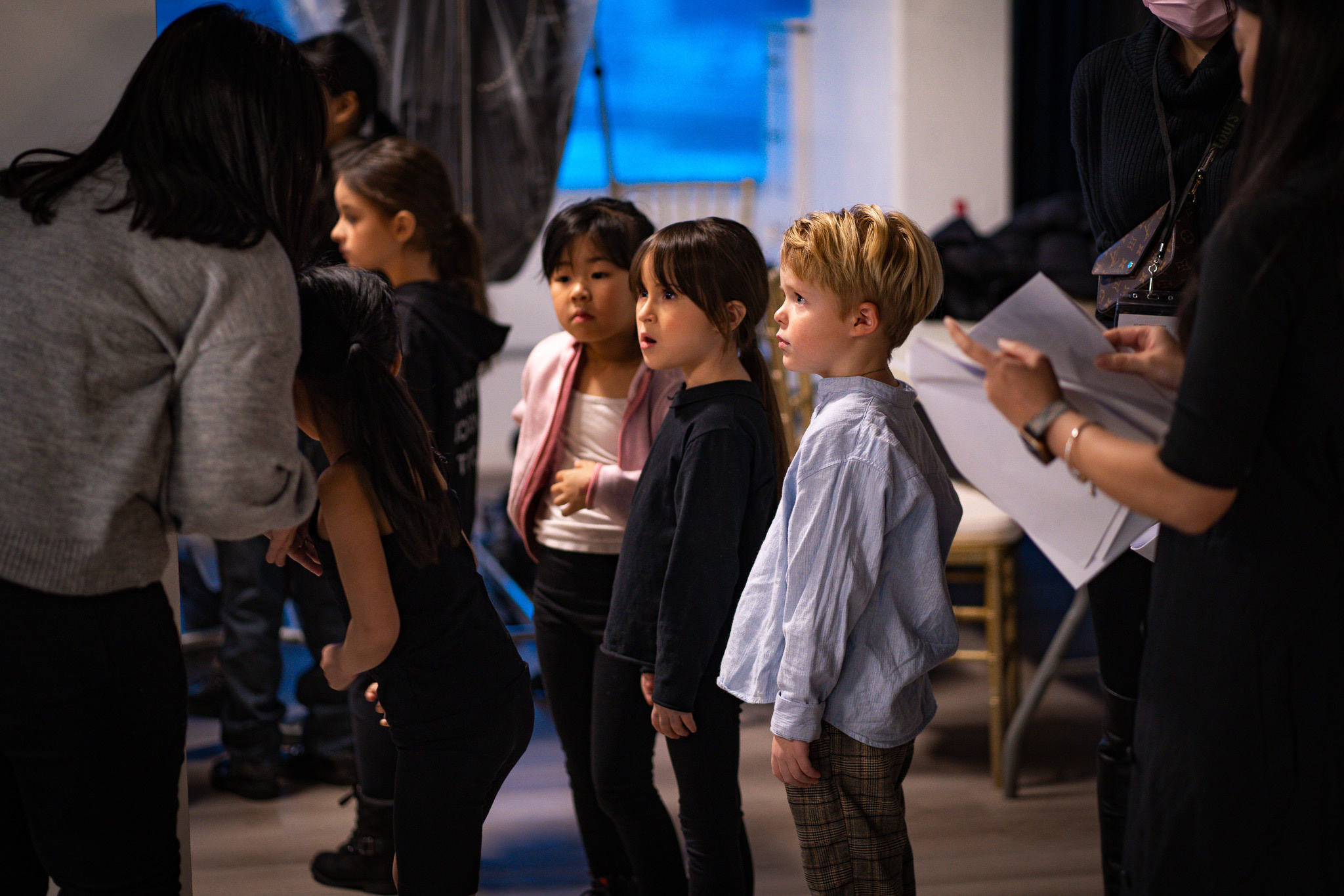 ACE model Show 2022 backstage. Vancouver Kids Photographer