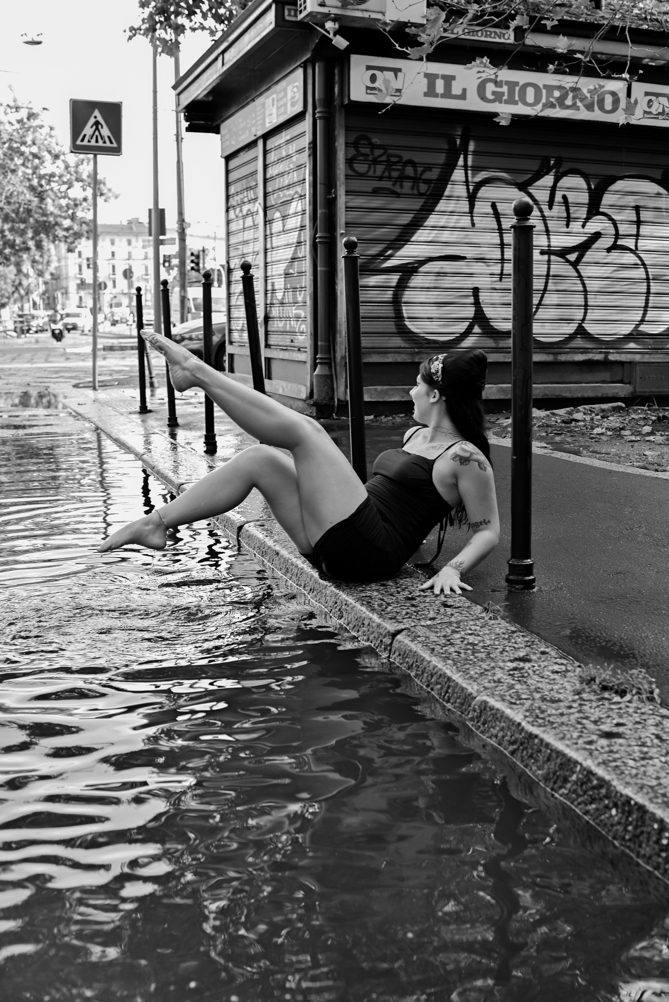 Scatti per far andare l’acqua di traverso all’ex