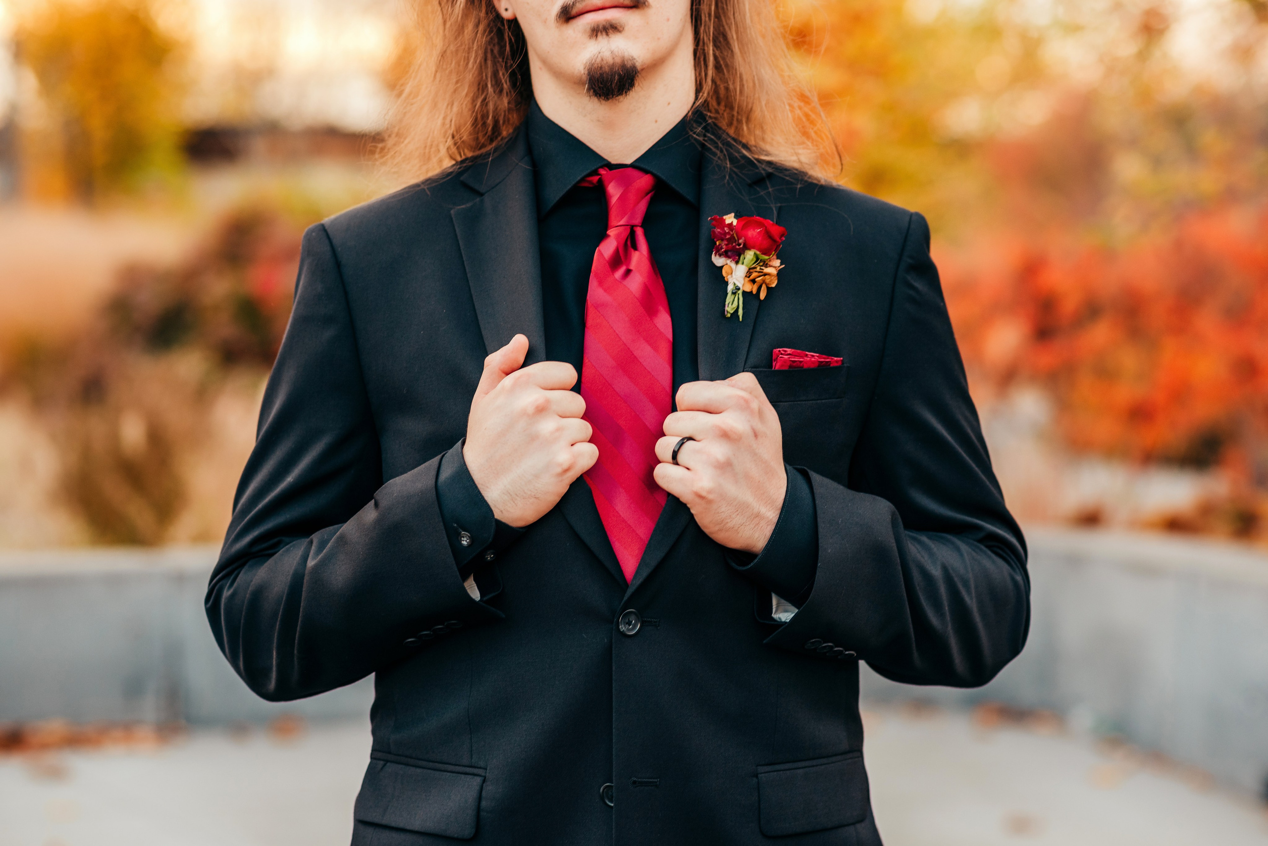 Bold & Dramatic Wedding at The Paper Mill on The Landing | Fort Wayne Wedding Photographer. Alexandria Danielle Photography | Fort Wayne & Indianapolis Wedding Photographer