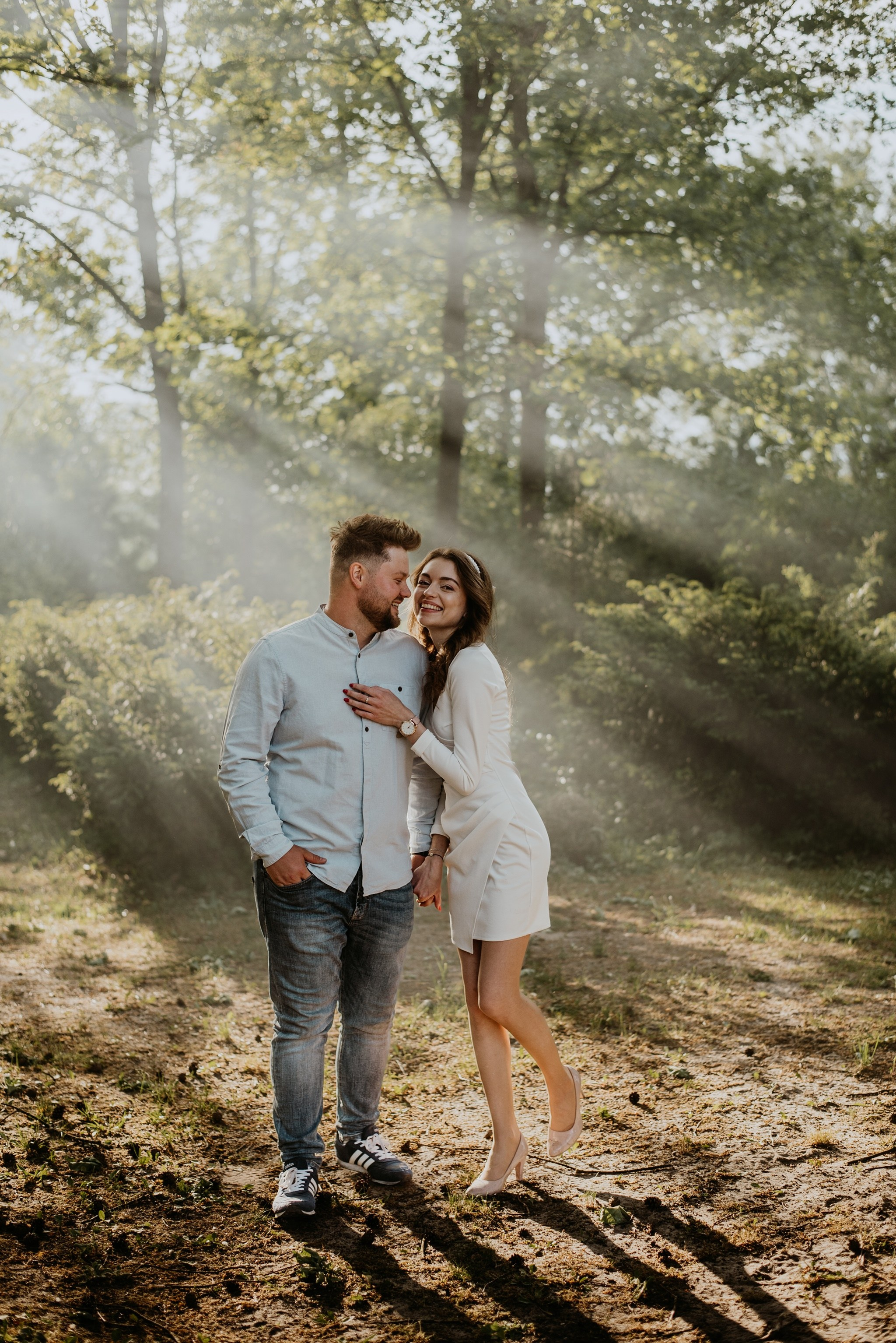 Sesja narzeczeńska Ewelina i Paweł. Dominika Strachacka Fotografia | Fotograf ślubny i rodzinny Opole Lubelskie Lublin