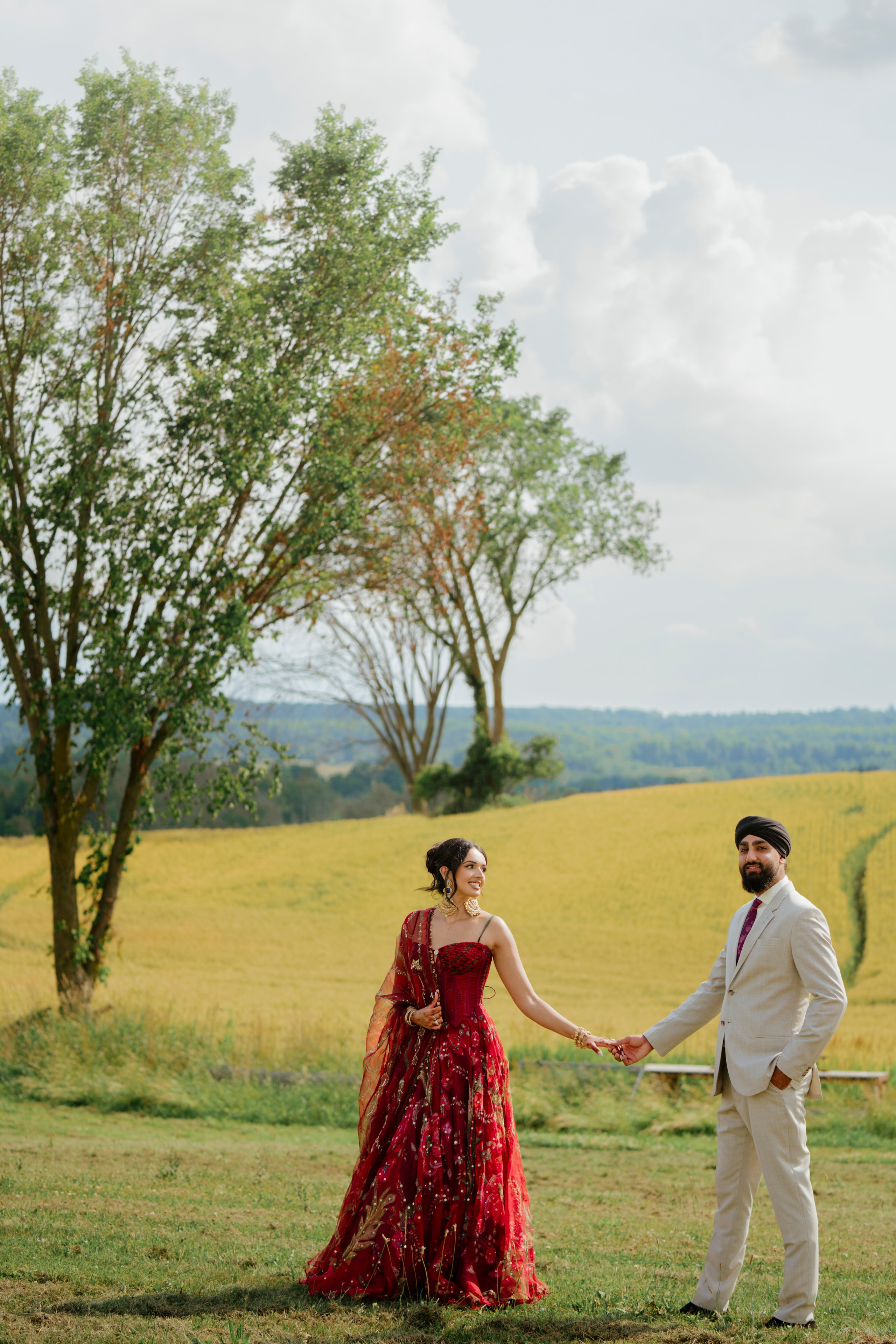 Nooreen & Jugraj. Studio Kunal Photography