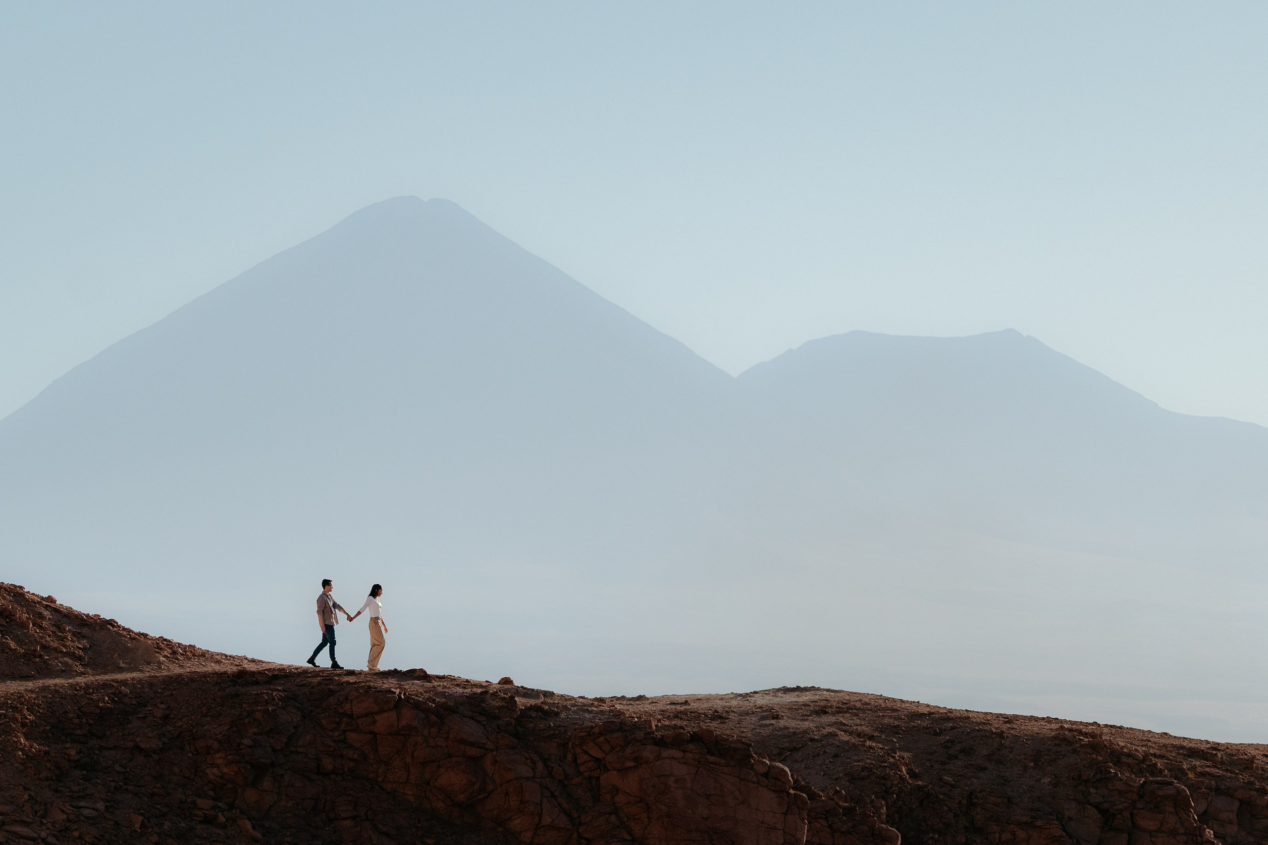 Sessão casual no Vale dos Cogumelos. Fotógrafo em San Pedro de Atacama