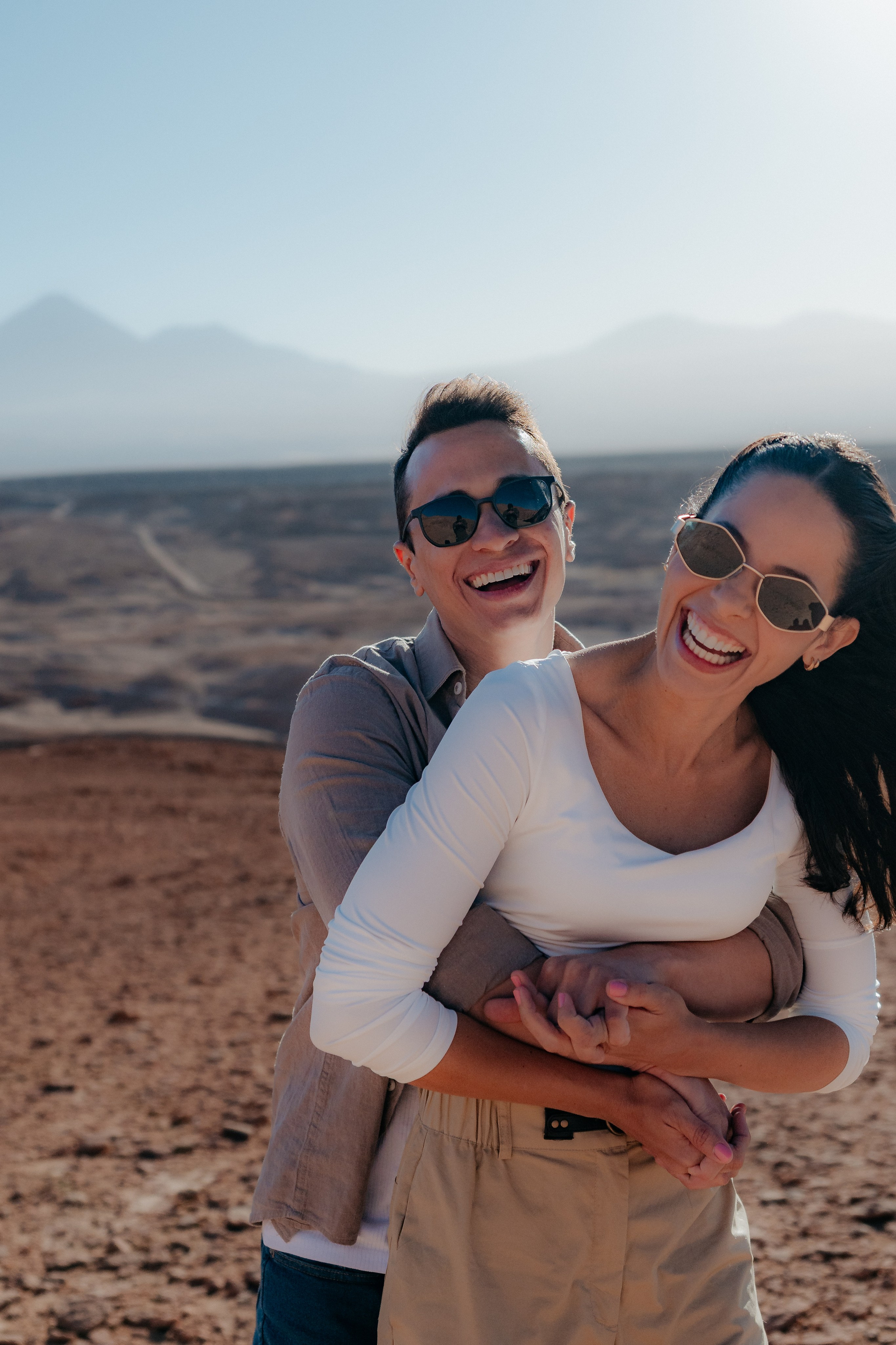Sessão casual no Vale dos Cogumelos. Fotógrafo em San Pedro de Atacama