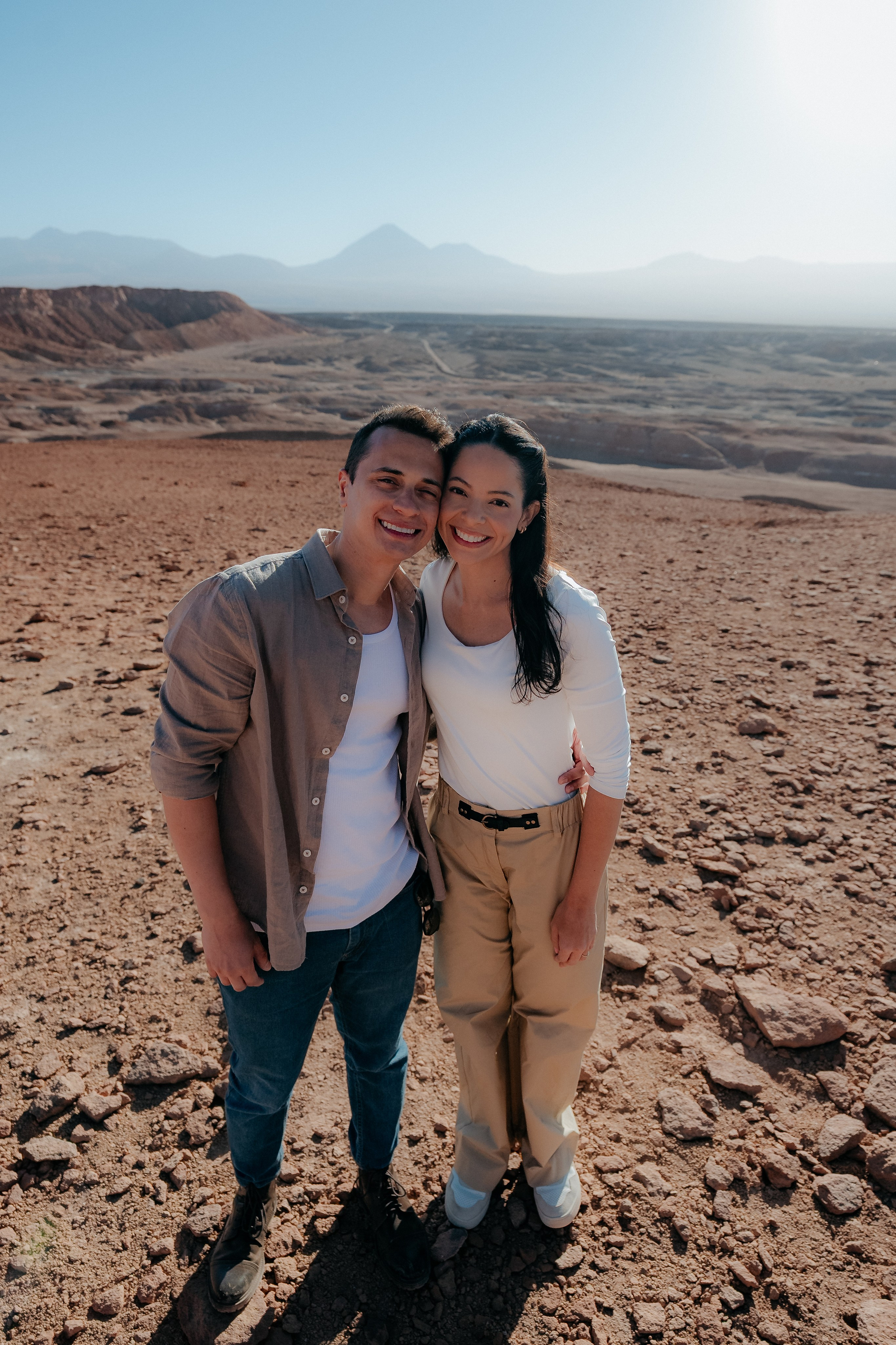 Sessão casual no Vale dos Cogumelos. Fotógrafo em San Pedro de Atacama