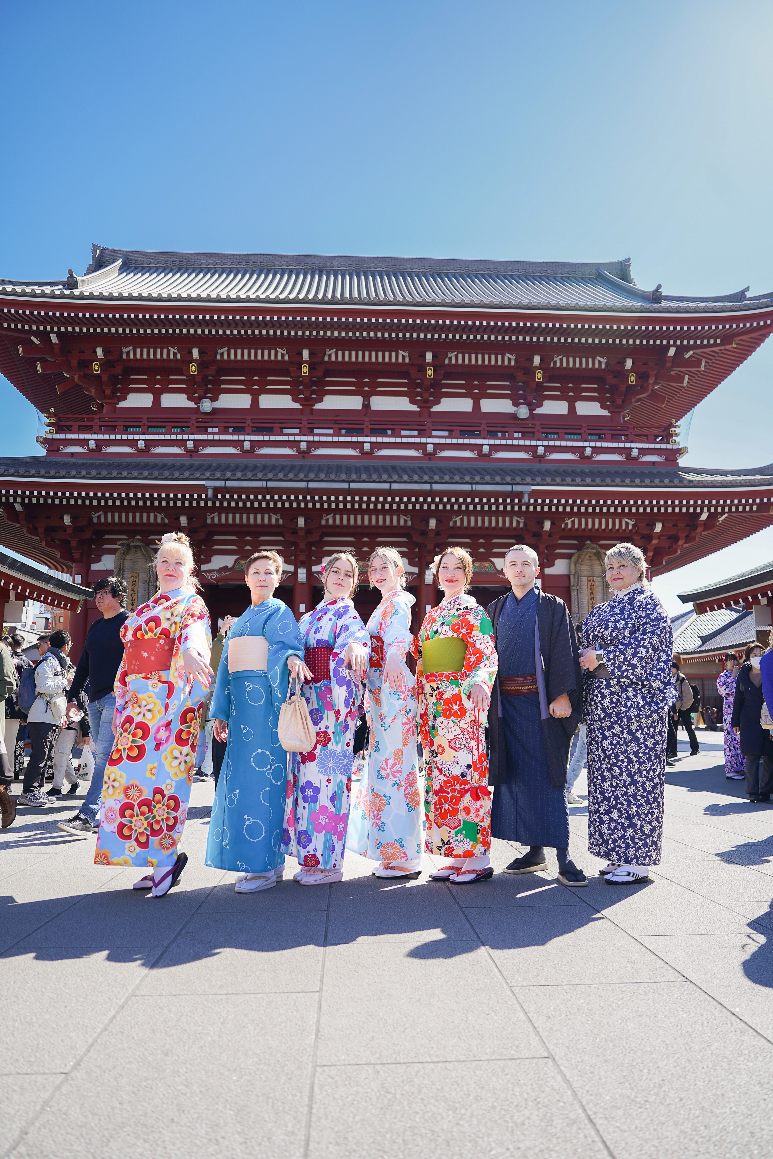 Tour Group Photoshoot. Фотограф в Токио Япония