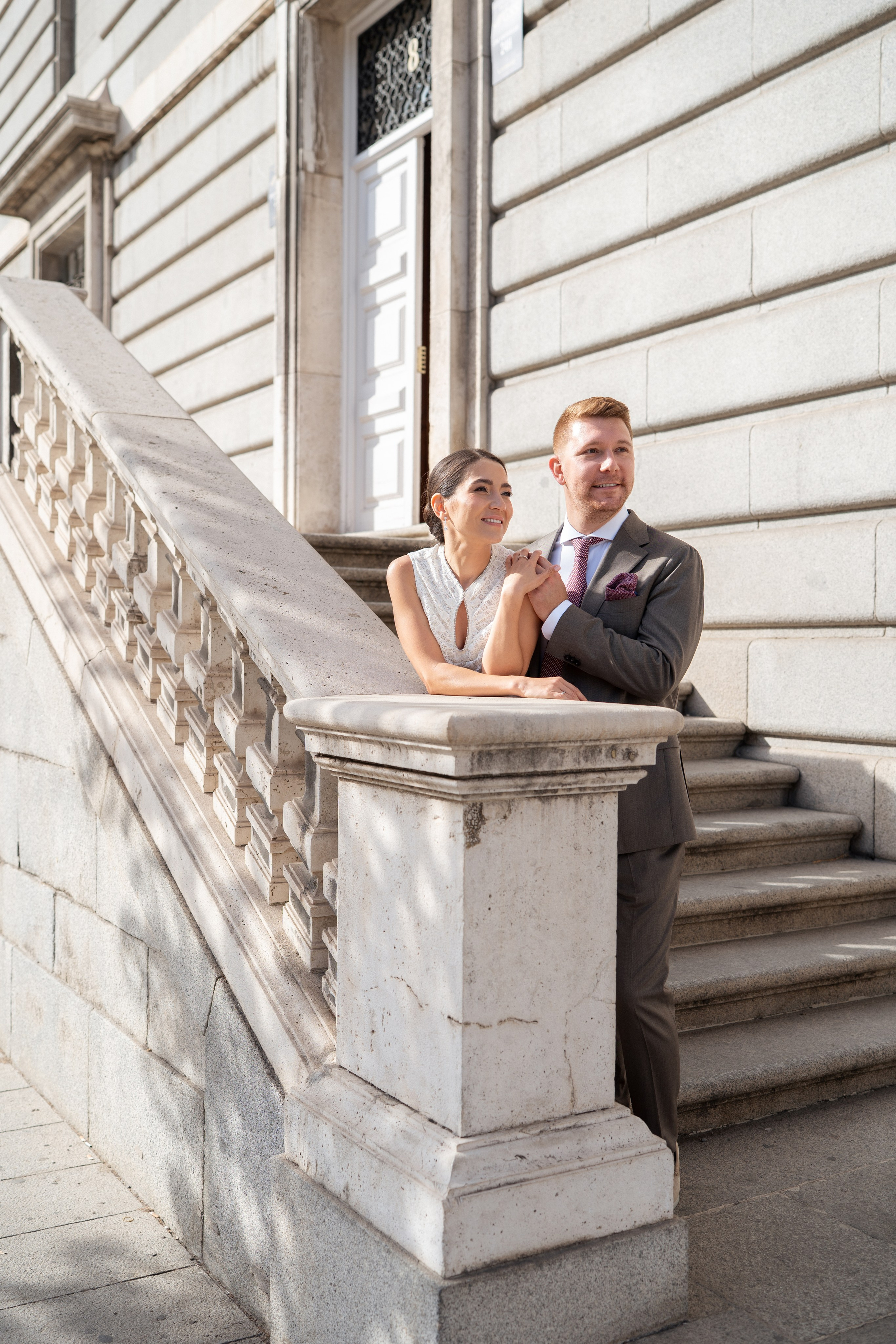 Elopement photoshoot in Madrid city centre. Fotógrafo en Madrid, España. Alyona Belyaninova