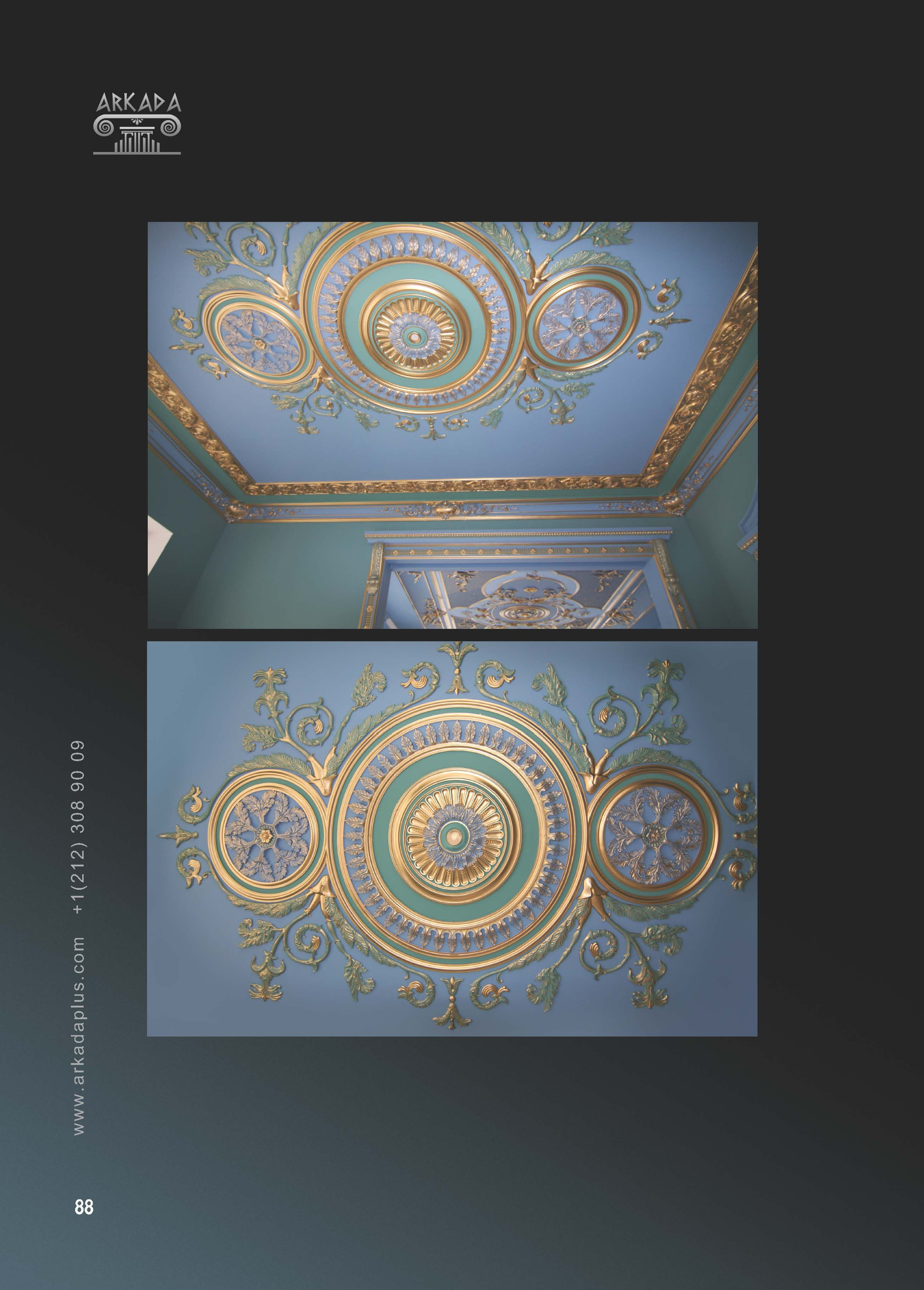 Catalog pages. Plaster molding