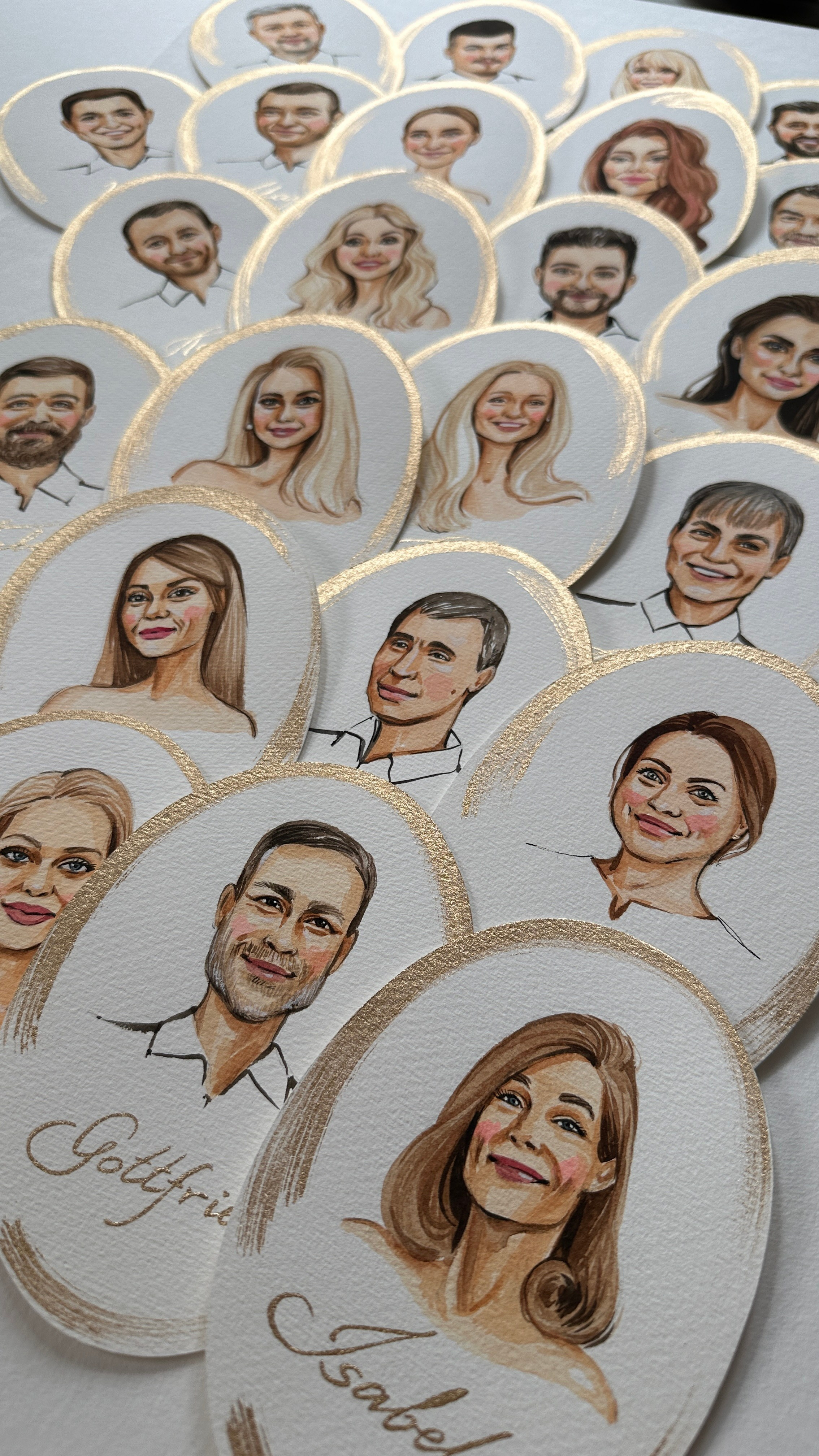 Wedding Seatings Cards. InnaIllustrator